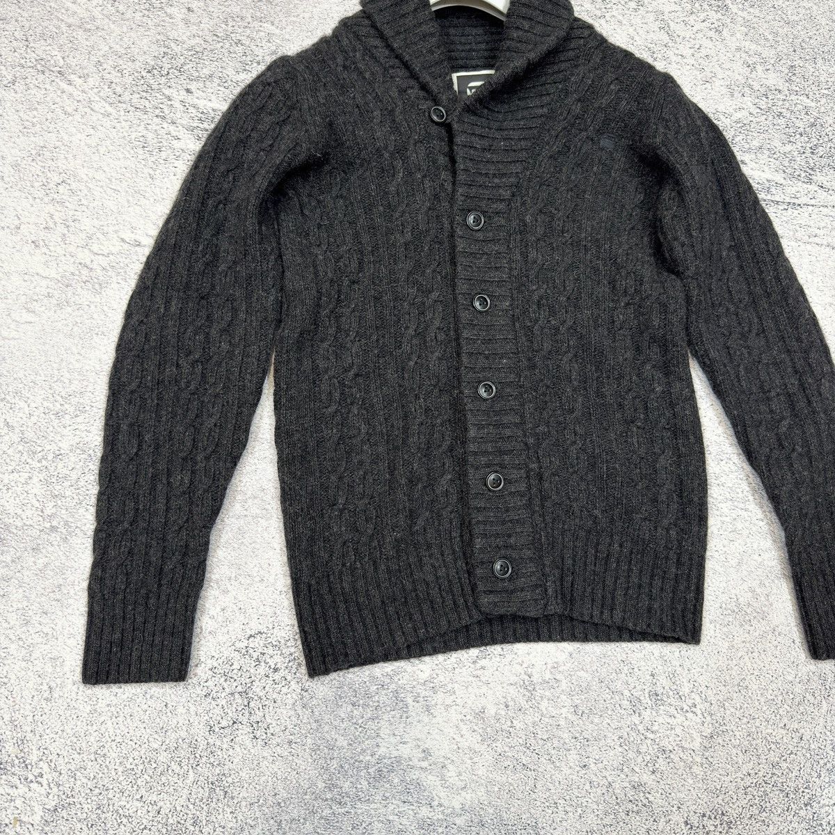 G-Star RAW Mens Wool Higging Cardigan Knit S size