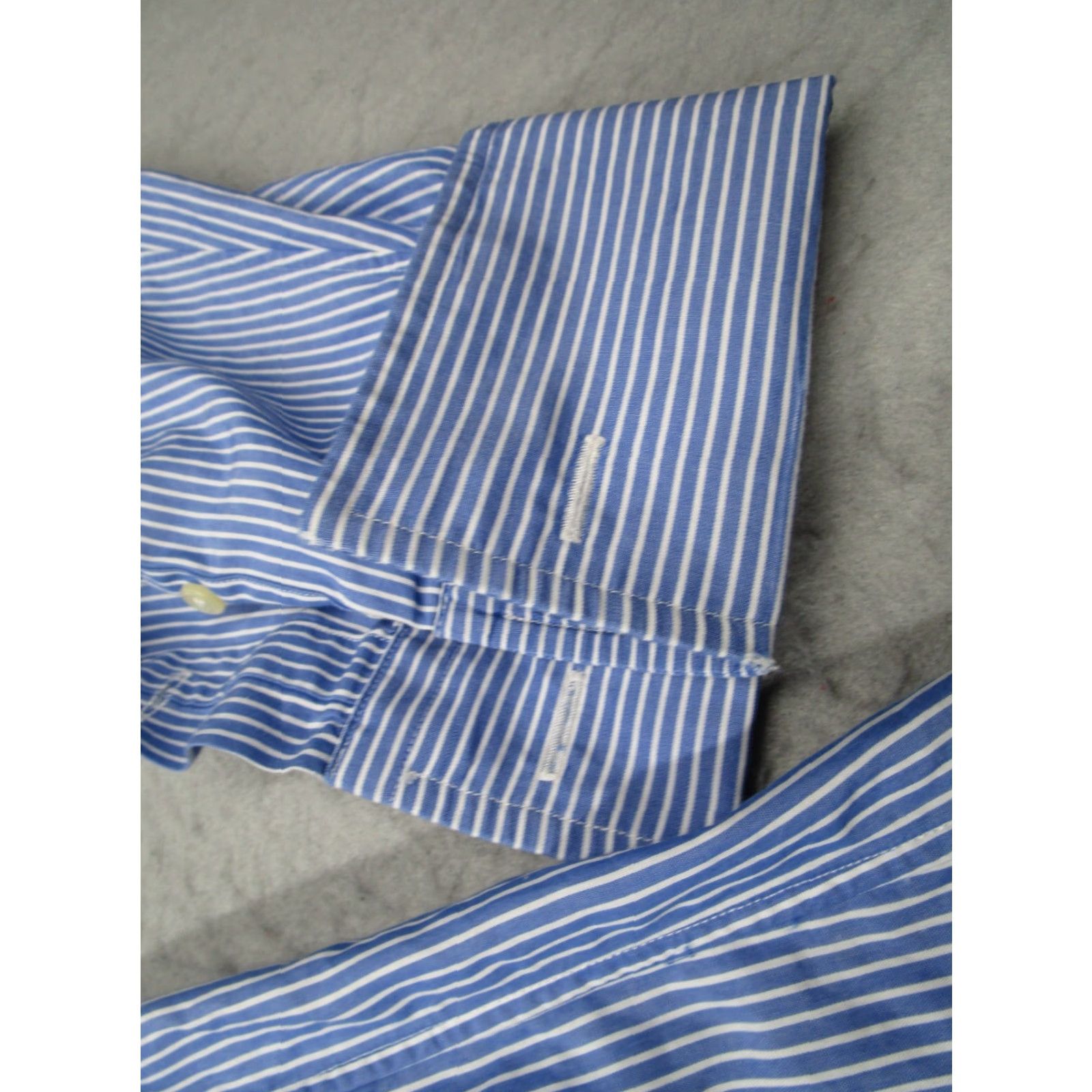 Polo Ralph Lauren VINTAGE Polo Ralph Lauren Shirt Mens 16 34 Blue Striped Curham Made in Hong Kong Size US S / EU 44-46 / 1 - 4 Thumbnail