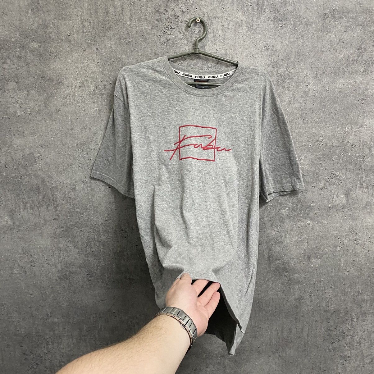 Fubu Vintage Y2K Rap FUBU T-Shirt Big Logo Size US XL / EU 56 / 4 - 2 Thumbnail