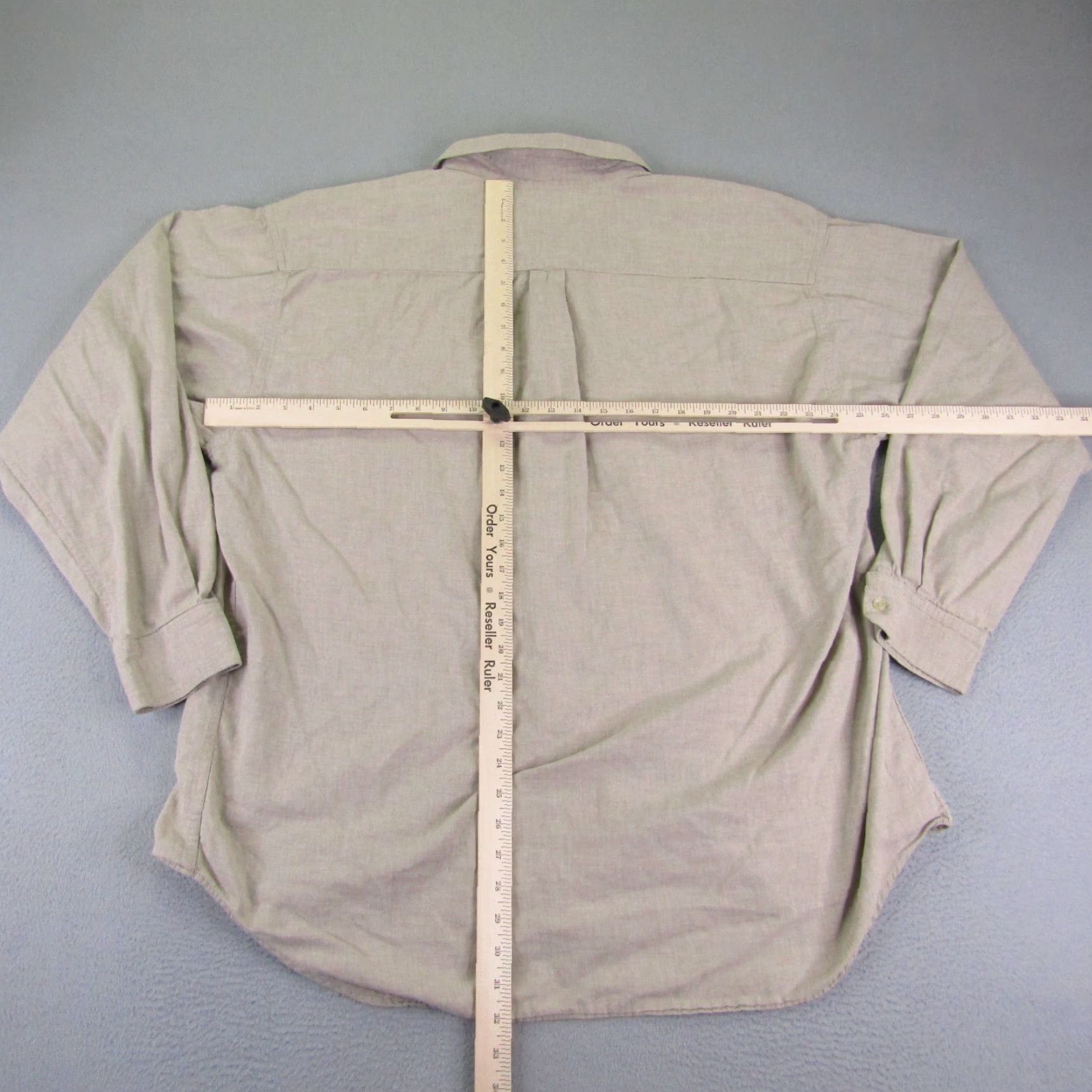 Banana Republic VINTAGE Banana Republic Shirt Mens XL Tan Button Up Flannel Twill Beige Cotton Long Sleeve Collared Pocketed Regular Button-Up Mens Size US XL / EU 56 / 4 - 5 Thumbnail