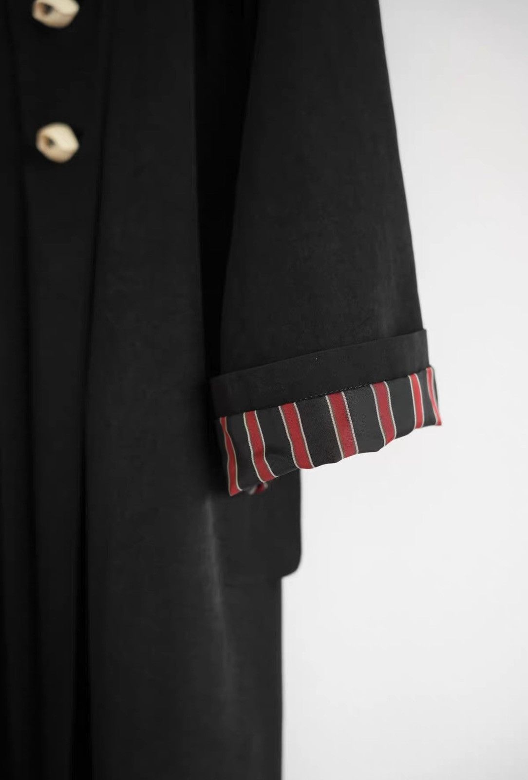 Yohji Yamamoto Yohji Yamamoto 21SS Eyeball Red Collar Napoleon Coat J4 Size US S / EU 44-46 / 1 - 8 Thumbnail