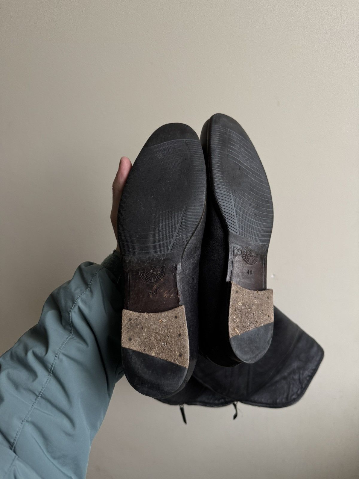 Buttero Buttero Luxe Genuine Leather Black High Boots Made in Italy Size US 7.5 / EU 40-41 - 7 Thumbnail