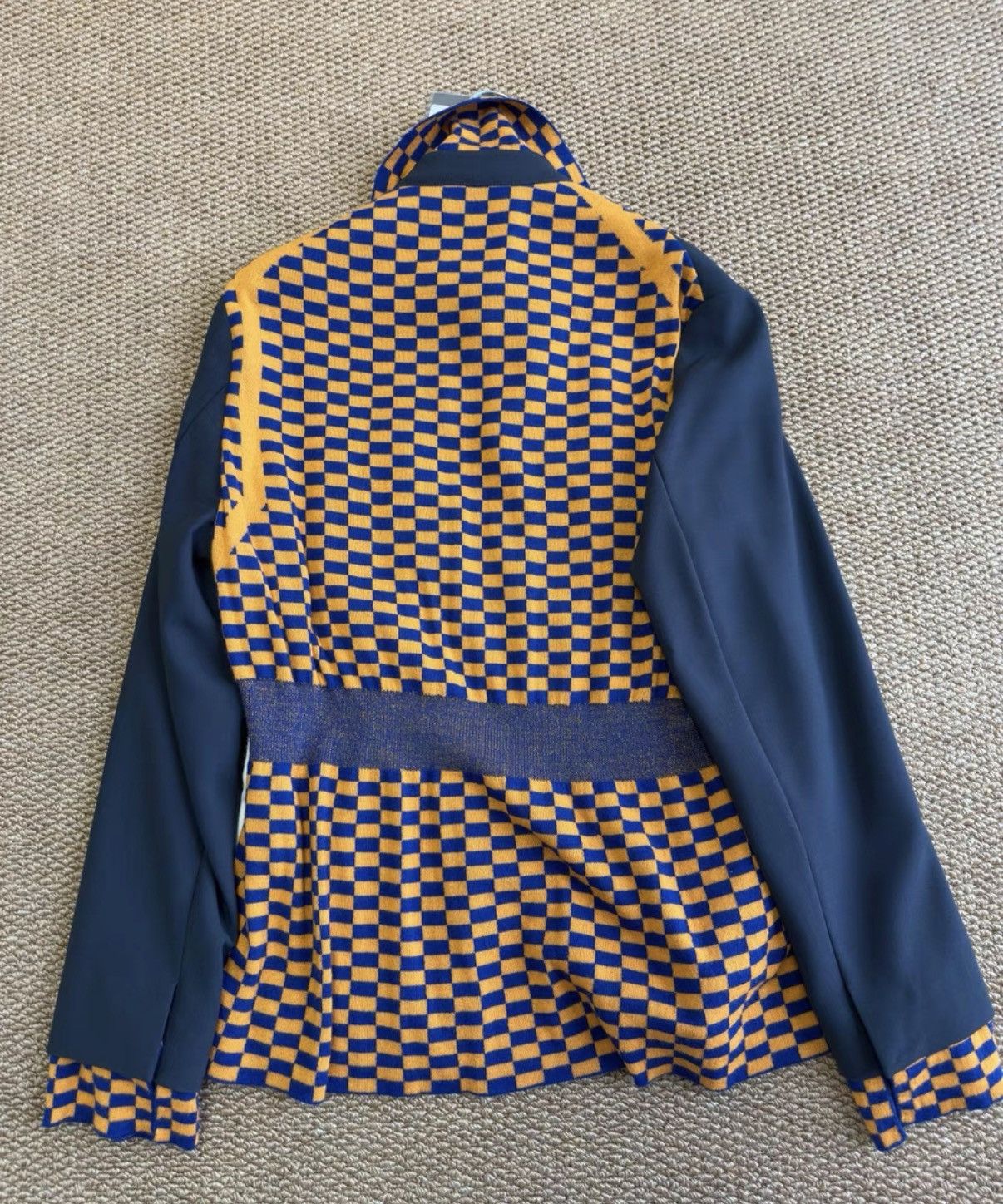 Kiko Kostadinov KIKO KOSTADINOV 23AW Runway Off-White Check Blazer K23 Size US S / EU 44-46 / 1 - 7 Thumbnail