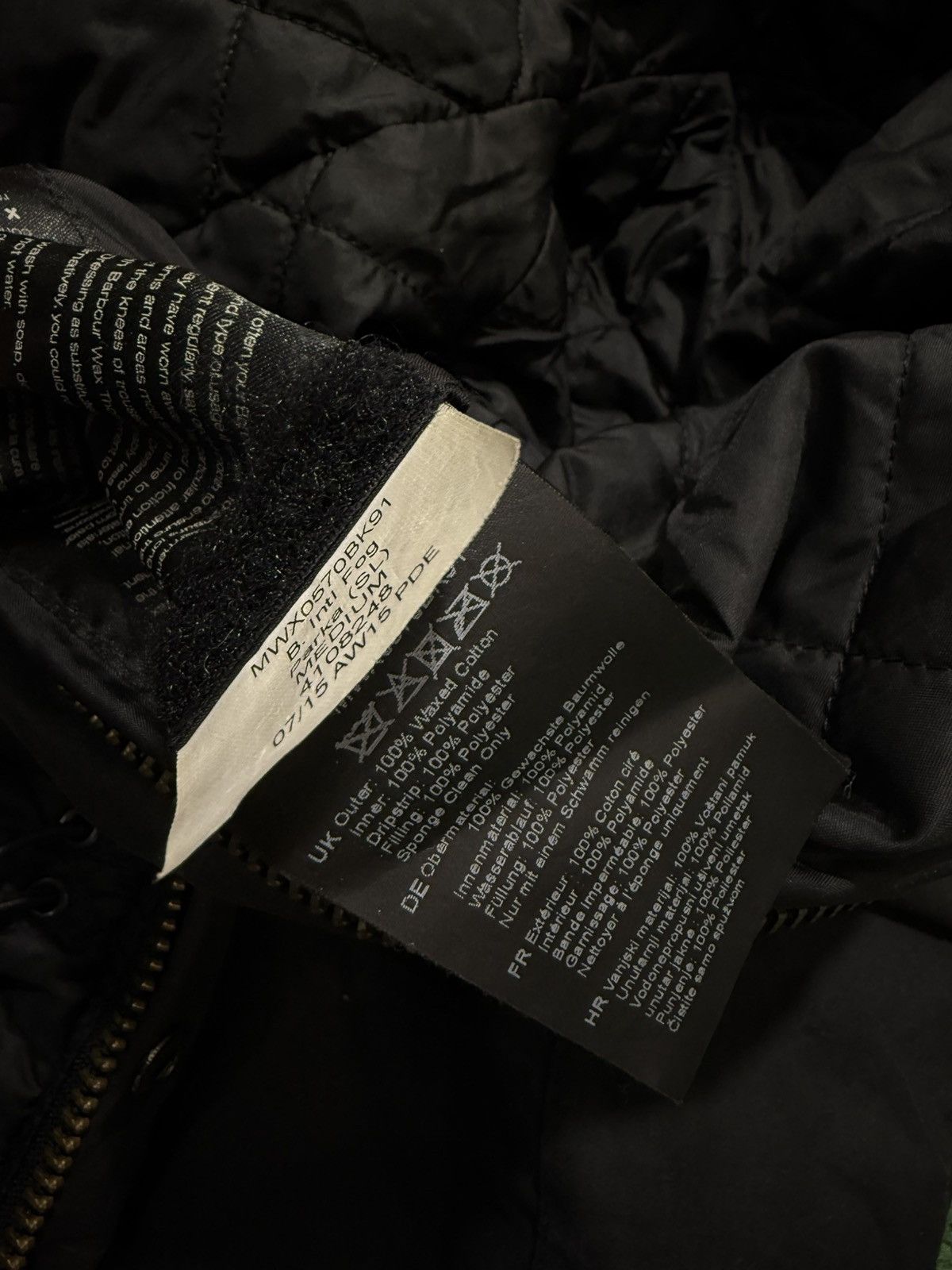 Barbour Barbour International Fog Parka Wax Cotton Jacket Size US M / EU 48-50 / 2 - 5 Thumbnail