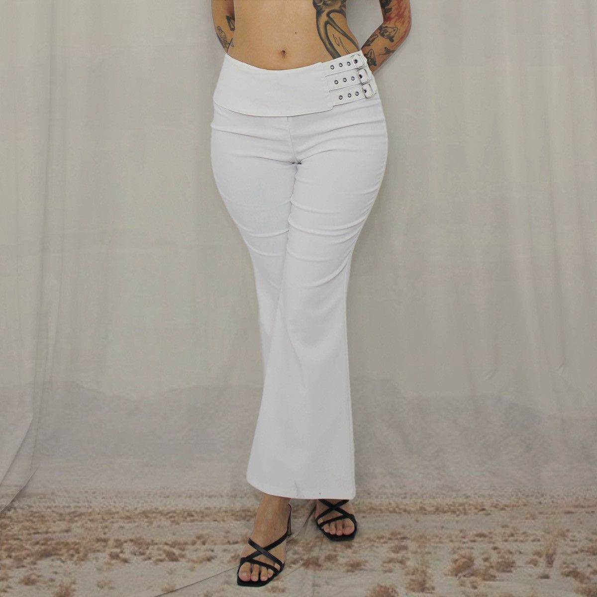 Other 🐇WHITE BELT PANTS🐇 Size 28" / US 6 / IT 42 - 1 Thumbnail