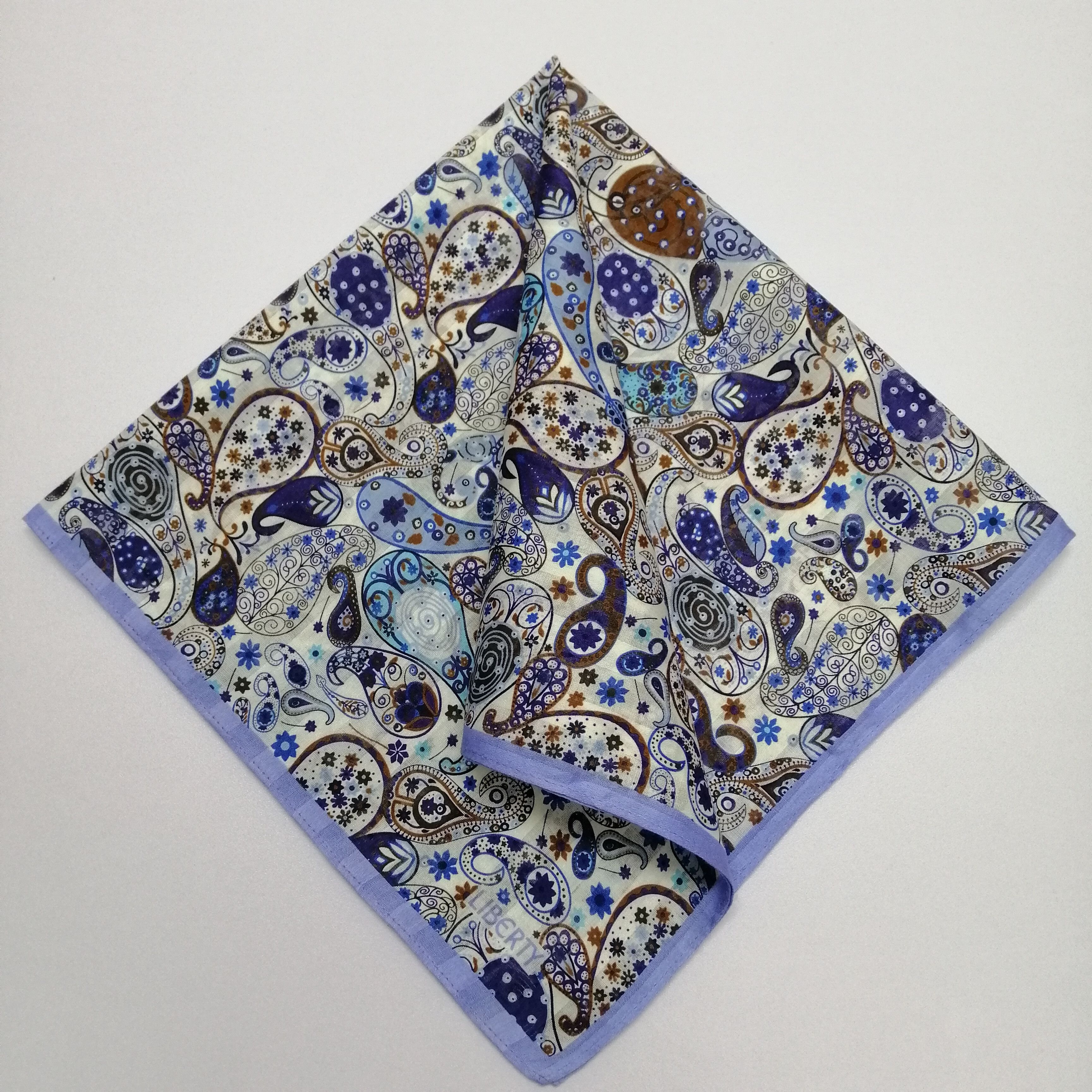 Liberty × Vintage Liberty Handkerchief / Neckerchief / Bandana-KD1336 Size ONE SIZE - 1 Thumbnail