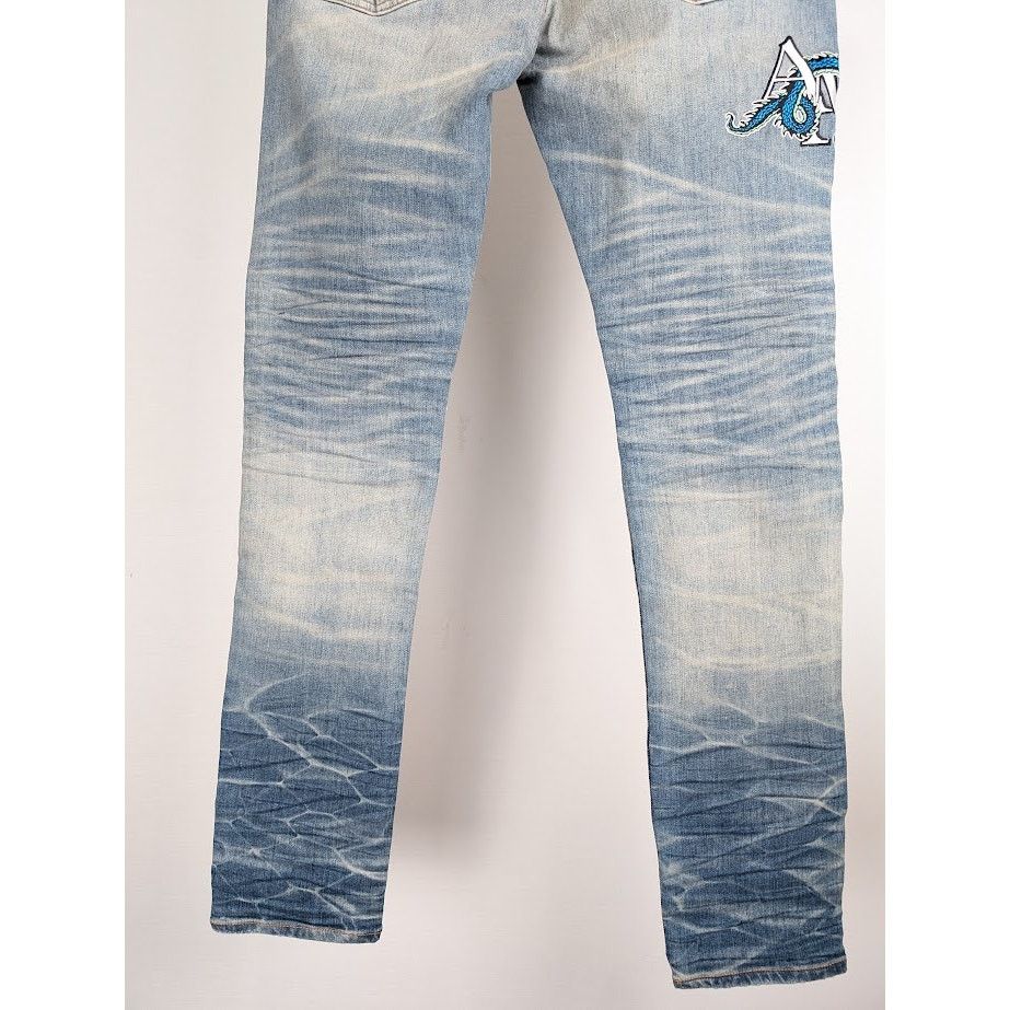 Amiri o1rshd1 Dragon MX1 Jeans in Vintage Indigo Size US 36 / EU 52 - 14 Thumbnail