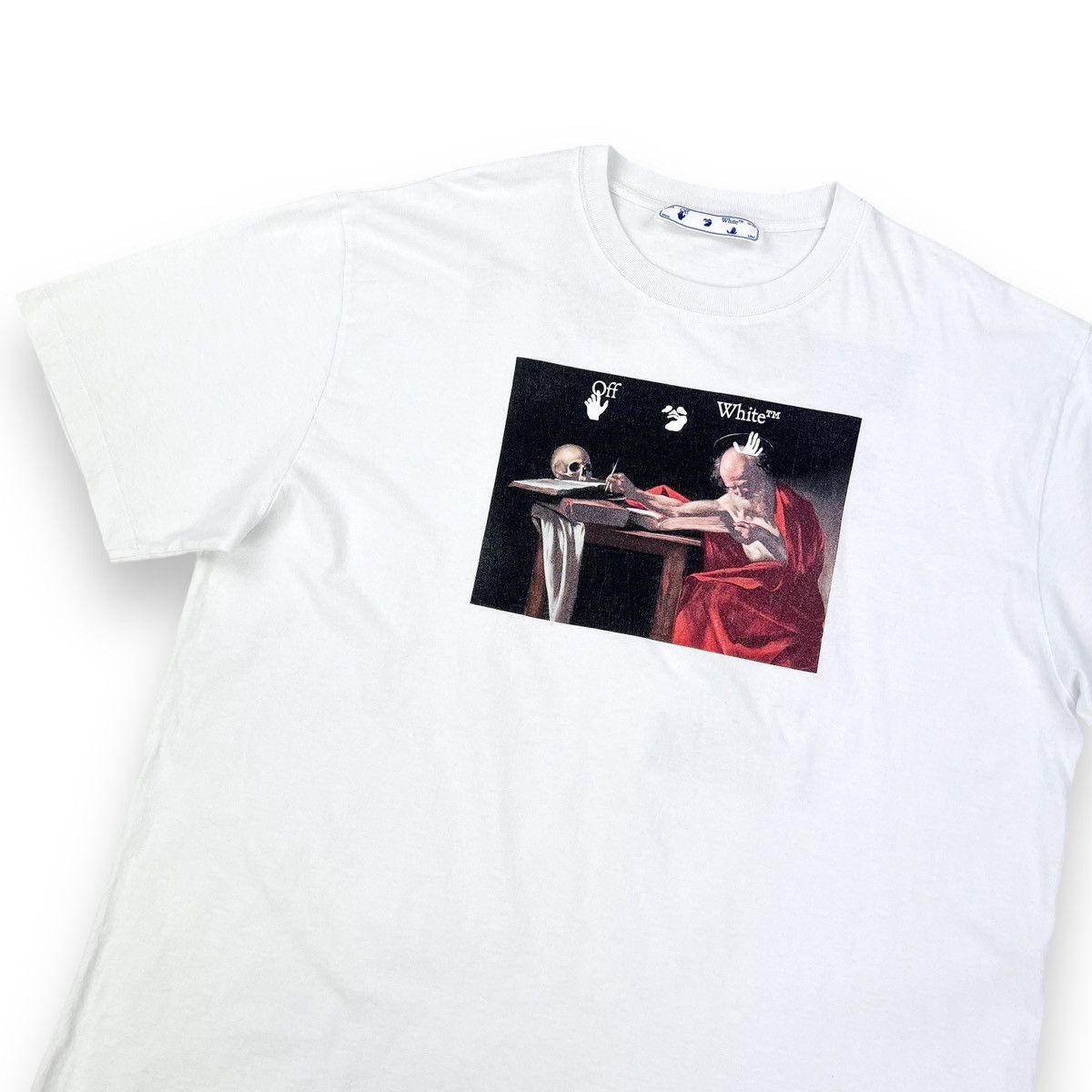 Off-White Off-White Caravaggio White T Shirt Size US XXL / EU 58 / 5 - 1 Thumbnail