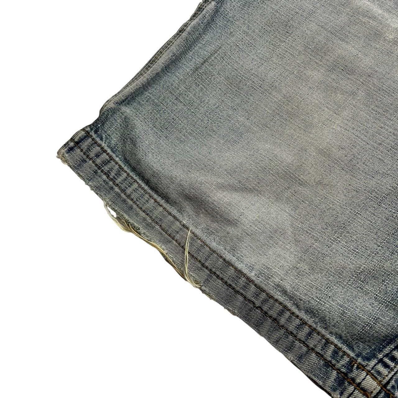 JNCO Vintage Jnco Crown Baggy Denim Shorts / Jorts - Waist: 30” Size US 30 / EU 46 - 8 Thumbnail
