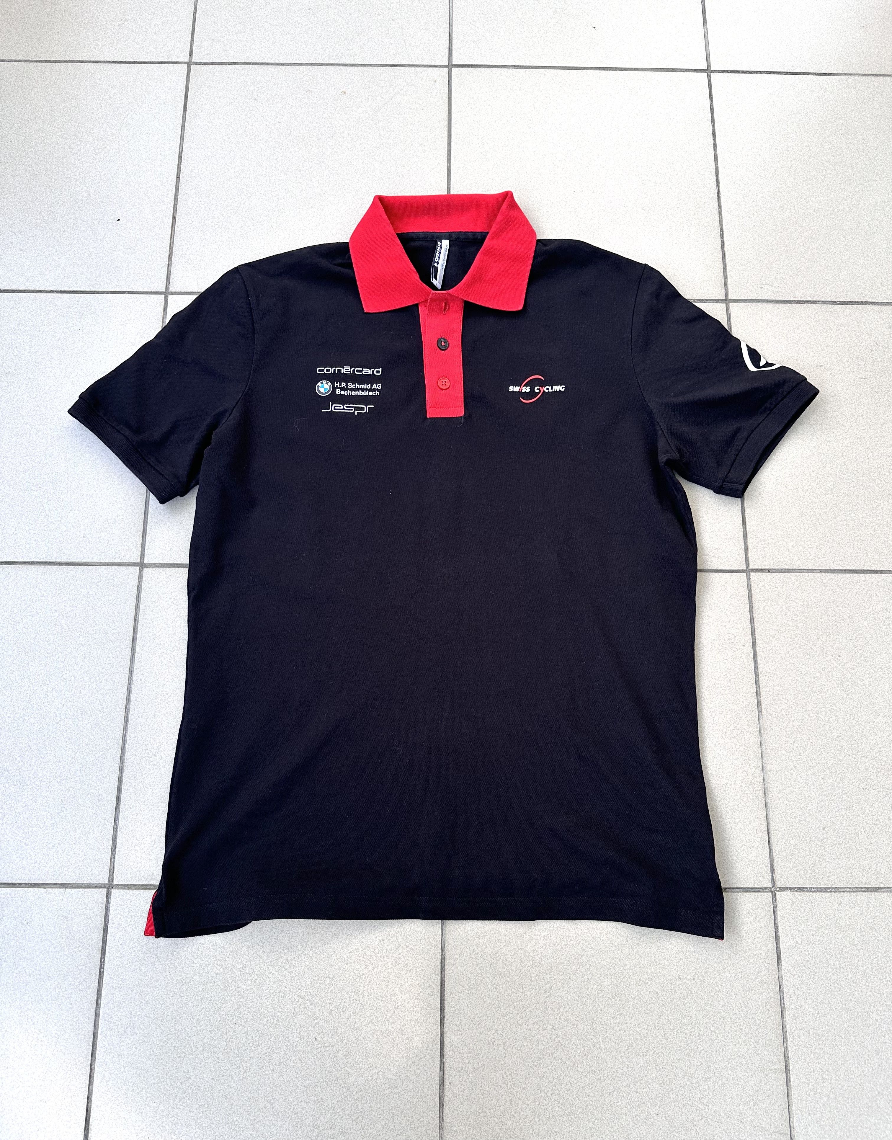 BMW × Vintage Vintage BMW Swiss Cycling Suisse polo tee L Size US L / EU 52-54 / 3 - 1 Thumbnail