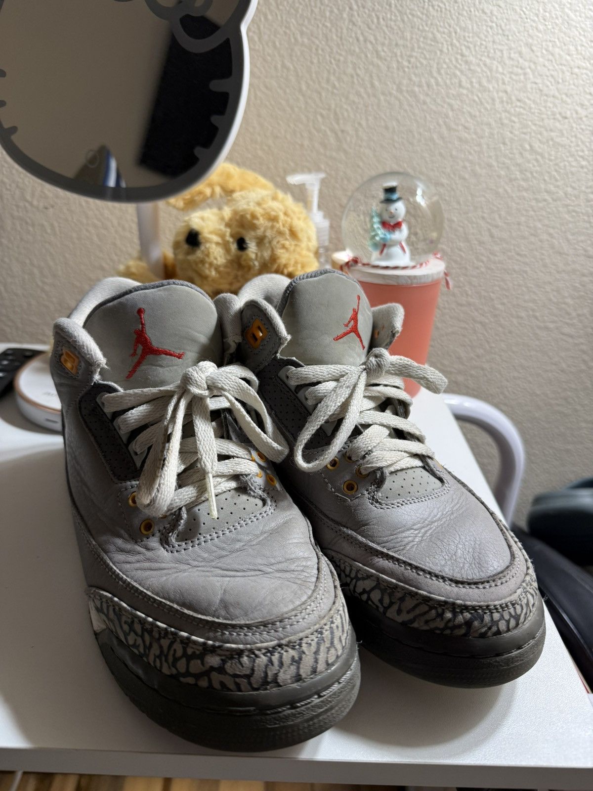 Nike Jordan 3’s cool grey retro size 6.5 US Size US 6.5 / EU 39-40 - 3 Thumbnail