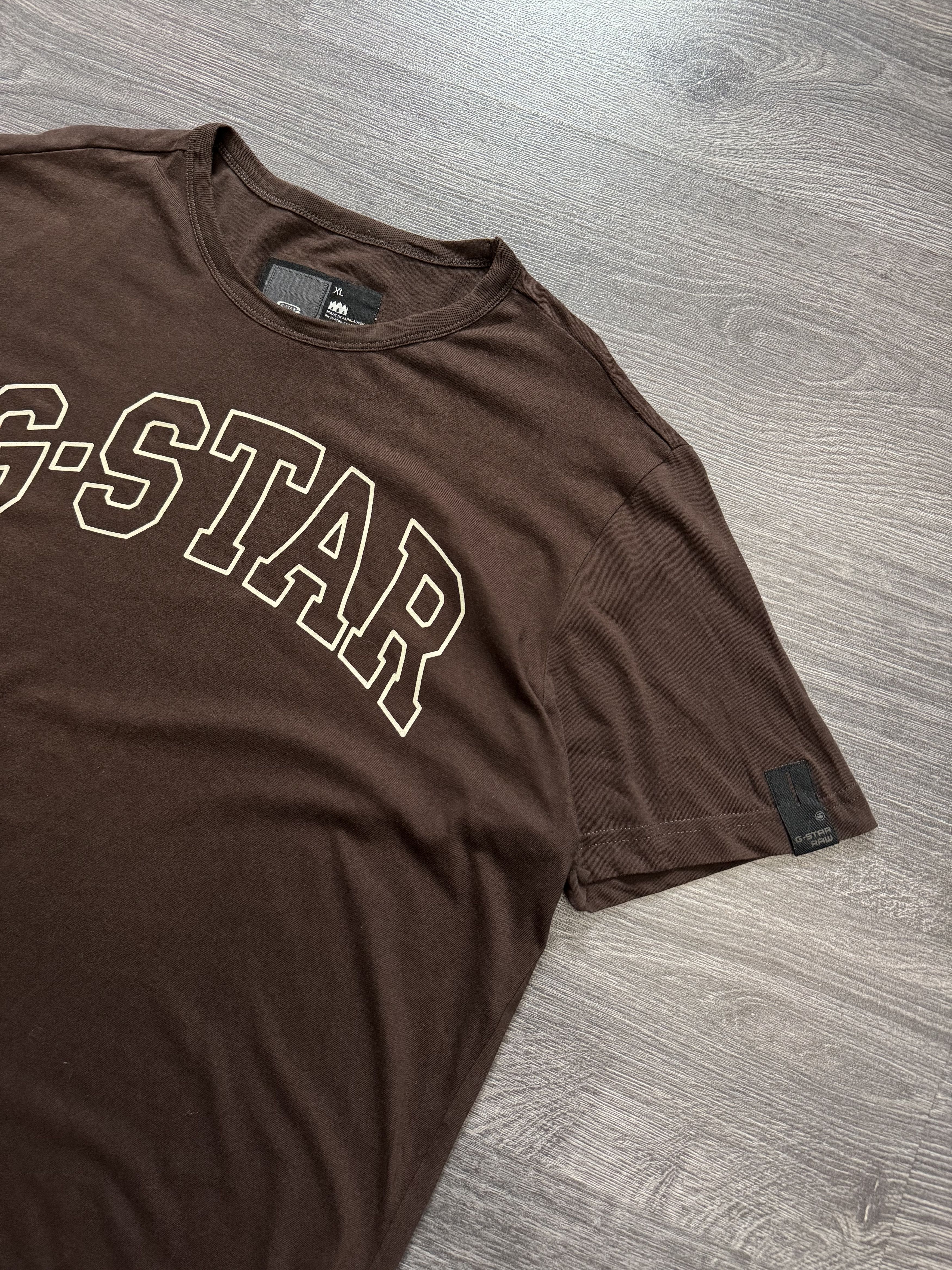 G-Star Vintage G-star Raw Brown Tee Size US XL / EU 56 / 4 - 5 Thumbnail