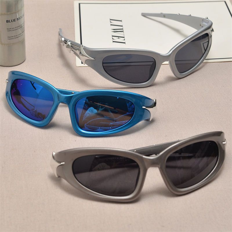 Electric Visual Vintage Street ins style custom avant-garde sunglasses Size ONE SIZE - 6 Thumbnail