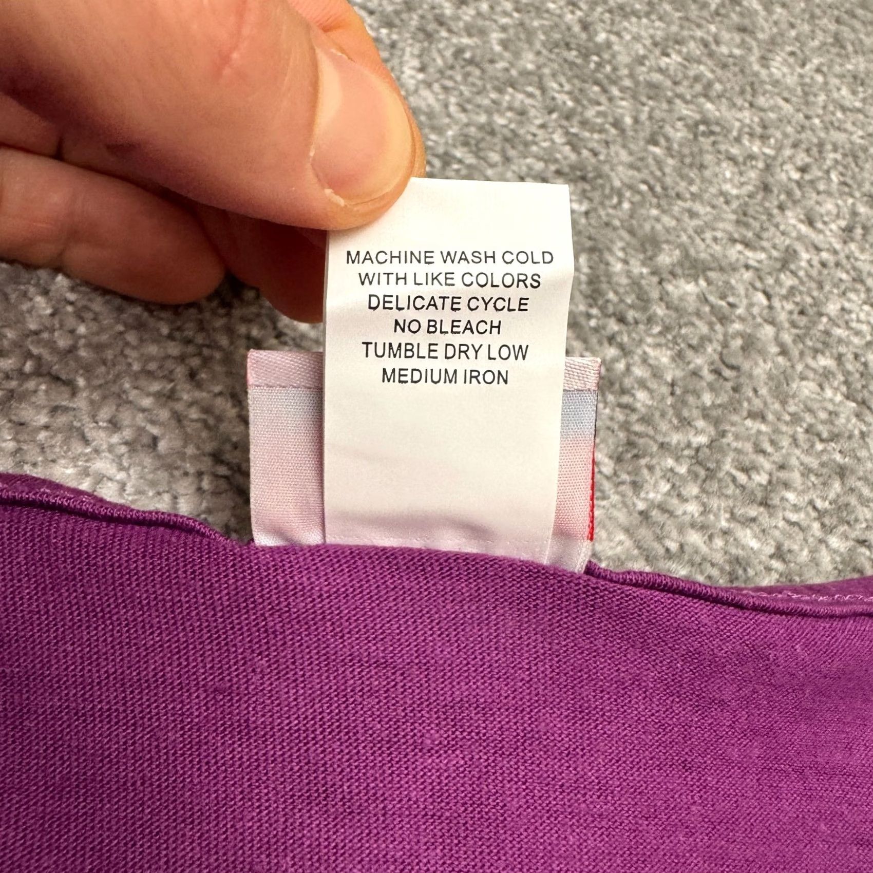 Vintage American Sweetheart Tank Top Womens L Purple Scoop Neck PolyCotton NWT Sleeveless Basic Casual Shirt Size L / US 10 / IT 46 - 7 Thumbnail