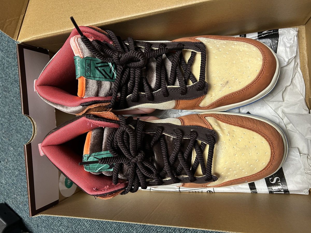 Nike × Social Status Nike x Social Status Dunk Mid “Chocolate Milk” Size US 12.5 / EU 45-46 - 4 Thumbnail