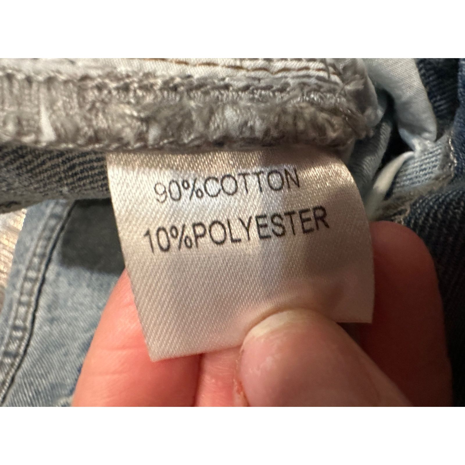 Other Micas Light Blue Asymmetric Waist Straight Leg Denim Jeans Size 25" / US 0 / IT 36 - 5 Thumbnail