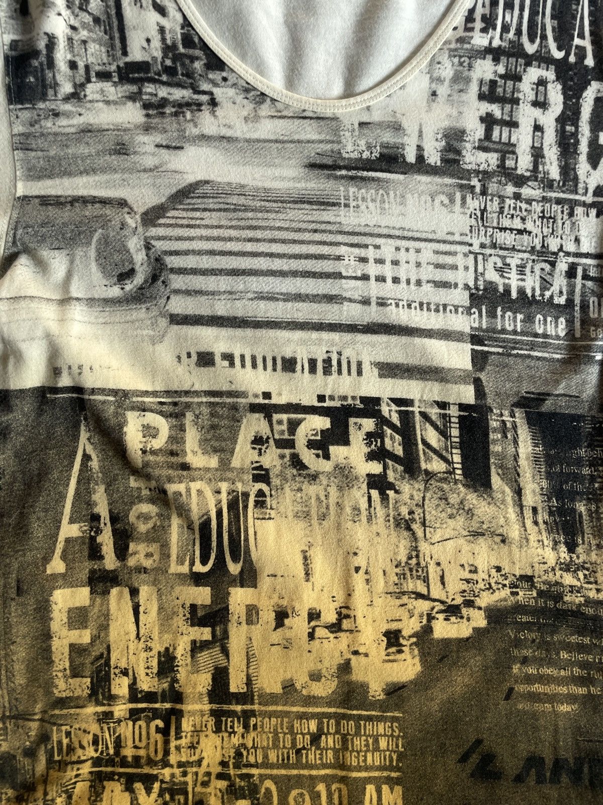 If Six Was Nine 2000s Japanese archive Vkei Poem Gradation Tee Y2K Gyaruo Size US S / EU 44-46 / 1 - 7 Thumbnail