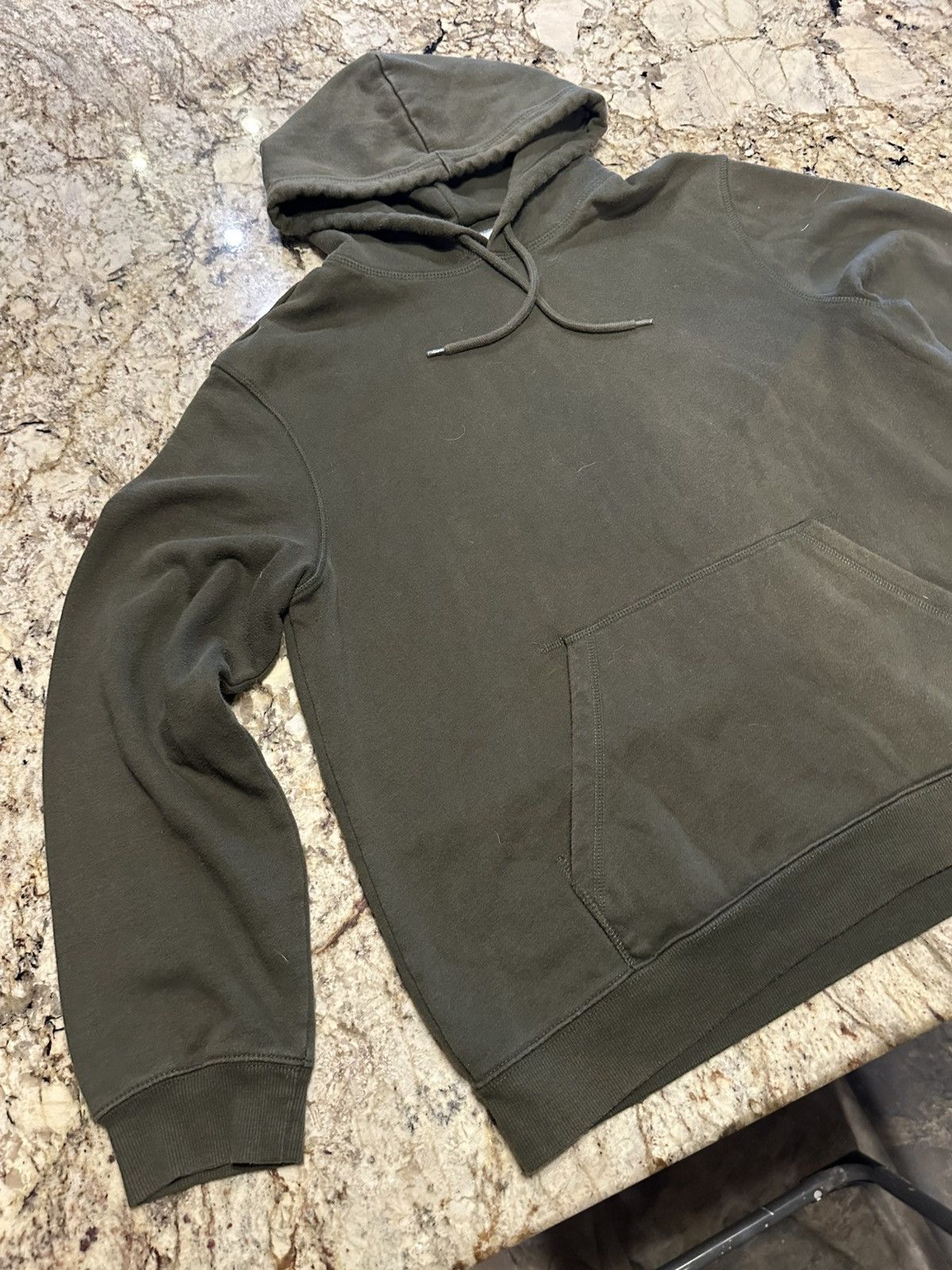 Vintage Blank army green hoodie Size US XL / EU 56 / 4 - 2 Thumbnail