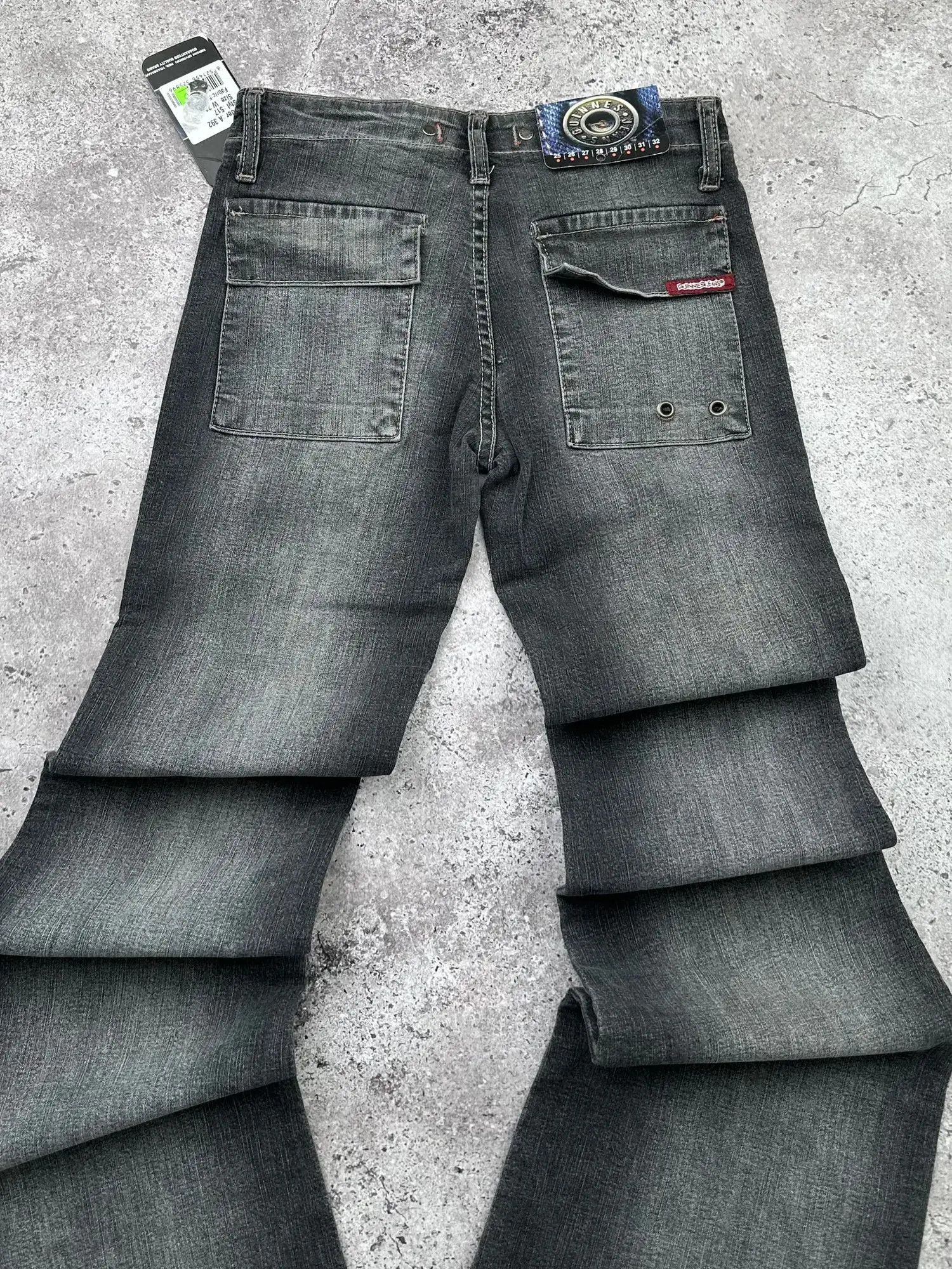 Japanese Brand Vintage Faded Flare Jeans C212(V561) Size 25" / US 0 / IT 36 - 6 Thumbnail