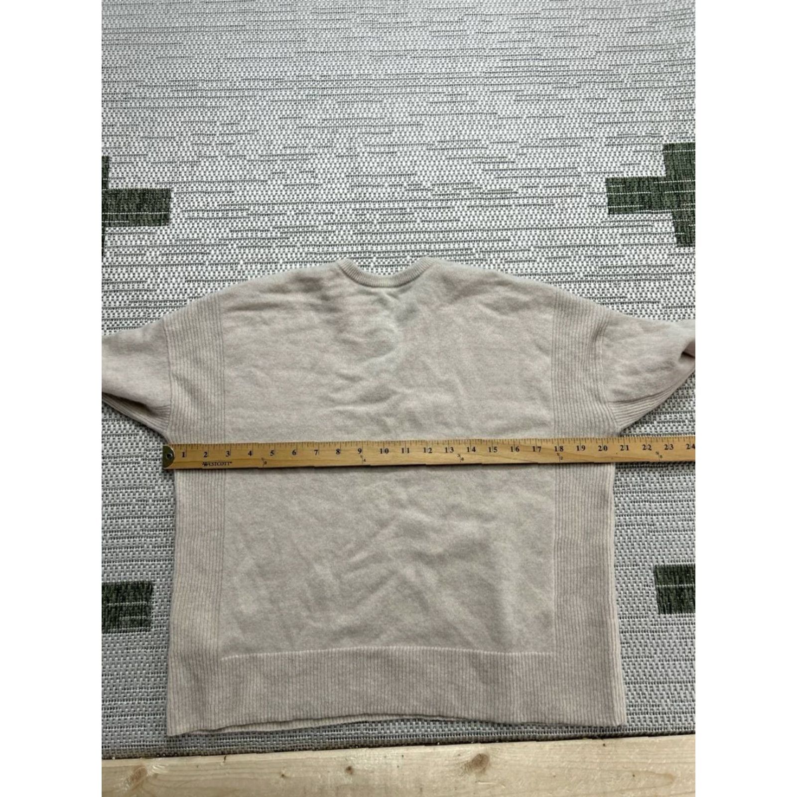 Madewell Madewell Sweater Womens XS Brown Cashmere Knit Pullover Pullover Knit V-Neck Long Sleeve Casual Winter Fall Regular Woman Size XS / US 0-2 / IT 36-38 - 5 Thumbnail