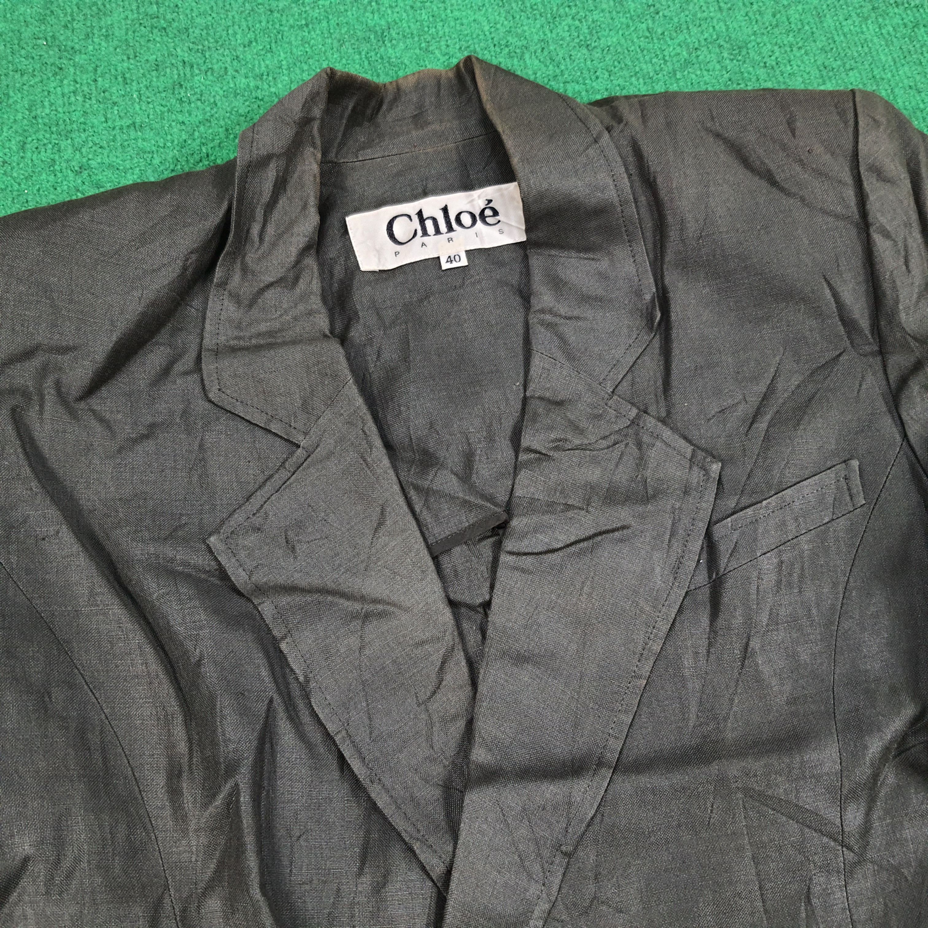 Vintage Vintage Chloe Paris Designer Luxury Blazers Size US XS / EU 42 / 0 - 2 Thumbnail