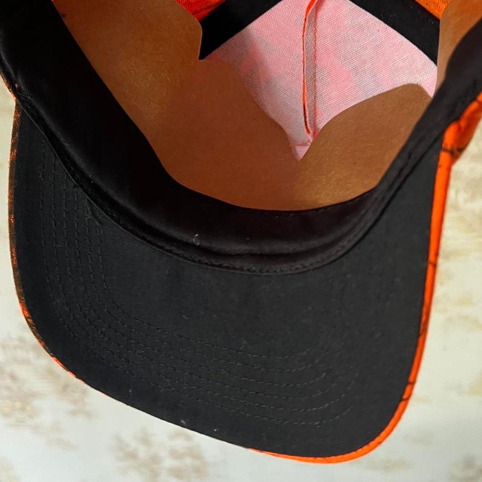 Vintage 00s Wilmar Sportsman's Club Hat | Camo & Blaze Orange | OSFA Size ONE SIZE - 8 Thumbnail