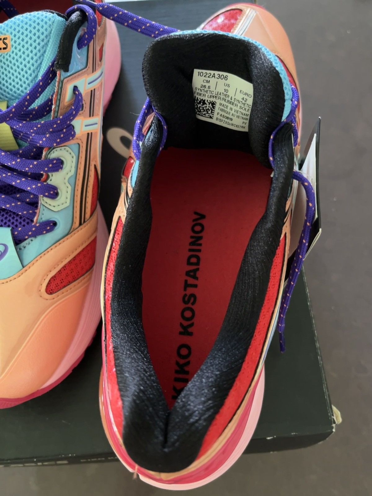 Asics × Kiko Kostadinov GEL- KORIKA RED ALERT/ICY MORNING Size US 8.5 / EU 41-42 - 5 Thumbnail