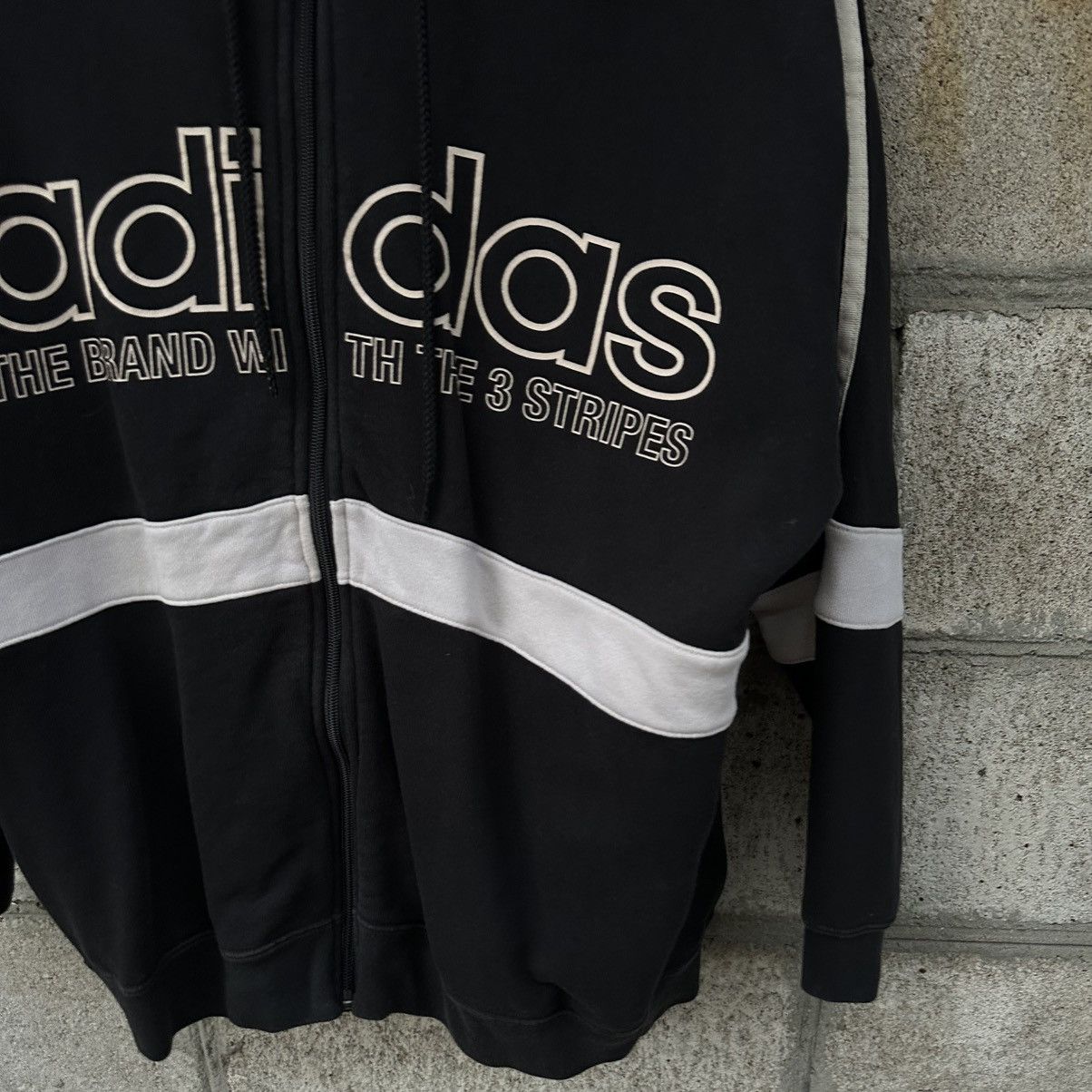 Adidas Vintage Adidas Zip Hoodie Big Logo Hype Trend Y2K 00s USA Size US M / EU 48-50 / 2 - 3 Thumbnail