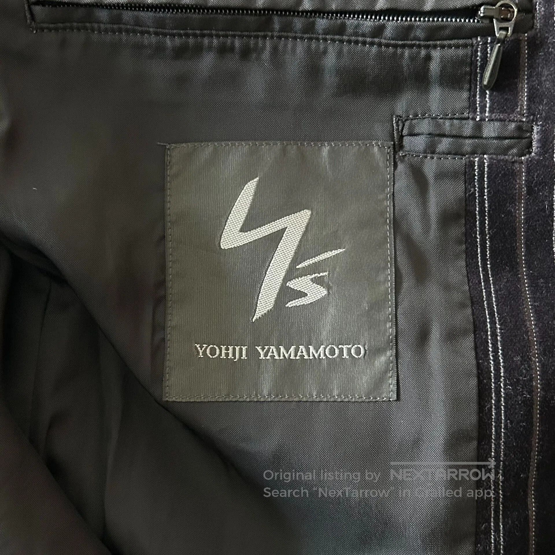 Yohji Yamamoto Yohji Yamamoto Velvet Stripe Suit. Size US XL / EU 56 / 4 - 6 Thumbnail