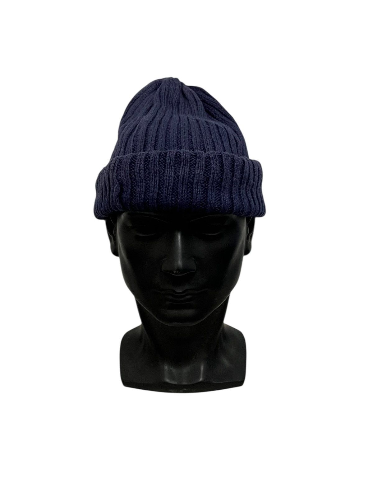 Global Work × Indigo Japanese Brand Global Work Indigo Beanie Hat Size ONE SIZE - 1 Thumbnail