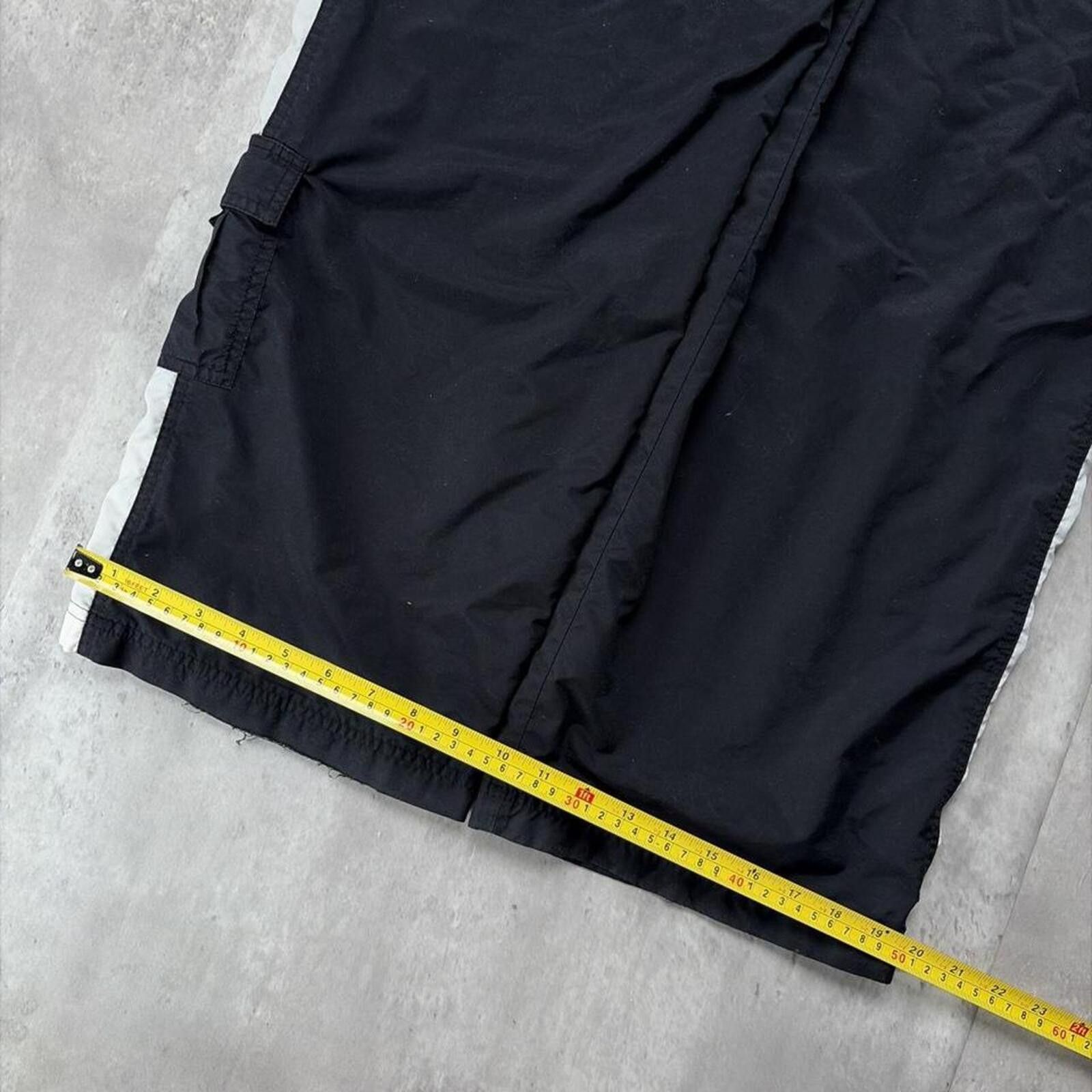 Nike Vintage Nike Swoosh Striped Baggy Distressed Track Pants Size US 36 / EU 52 - 8 Thumbnail