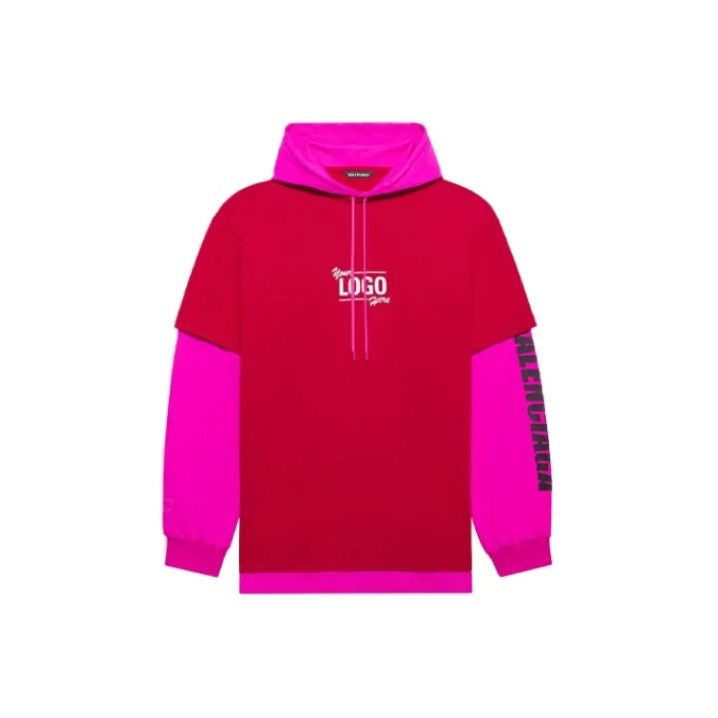 Balenciaga Balenciaga Colorblock Hoodie for Stylish Comfort Size US L / EU 52-54 / 3 - 1 Thumbnail