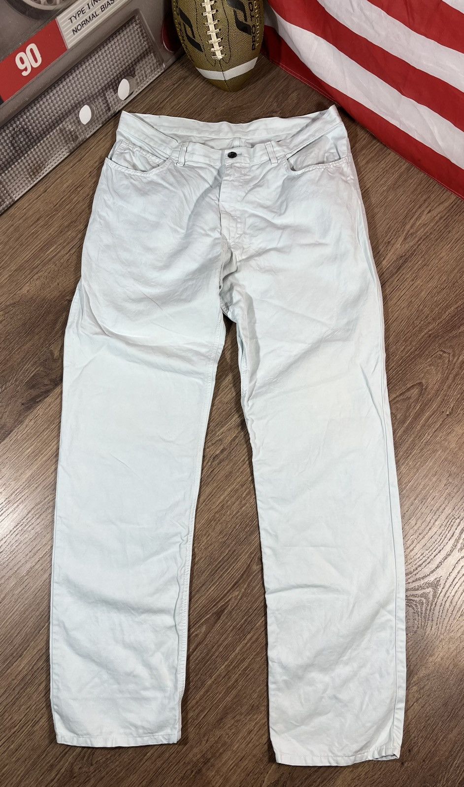 Loro Piana Quarona Cotton Linen Denim Style Rare Pants