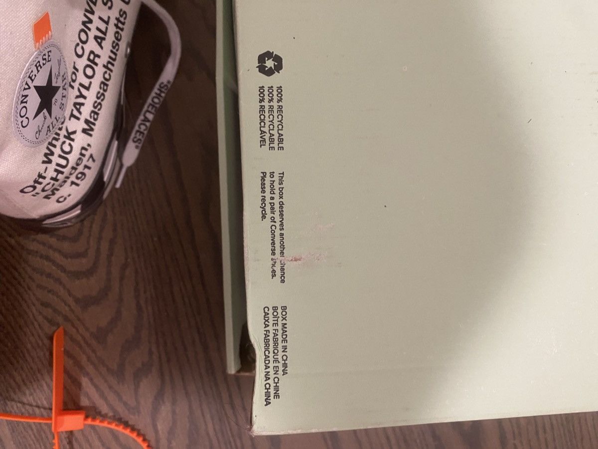 Converse × Off-White Off White Converse 2.0 Size US 10.5 / EU 43-44 - 11 Thumbnail