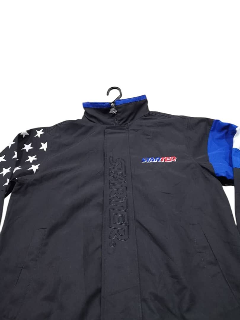 MLB × Starter Starter Jacket With Hoodie Usa Flag Size US M / EU 48-50 / 2 - 3 Thumbnail