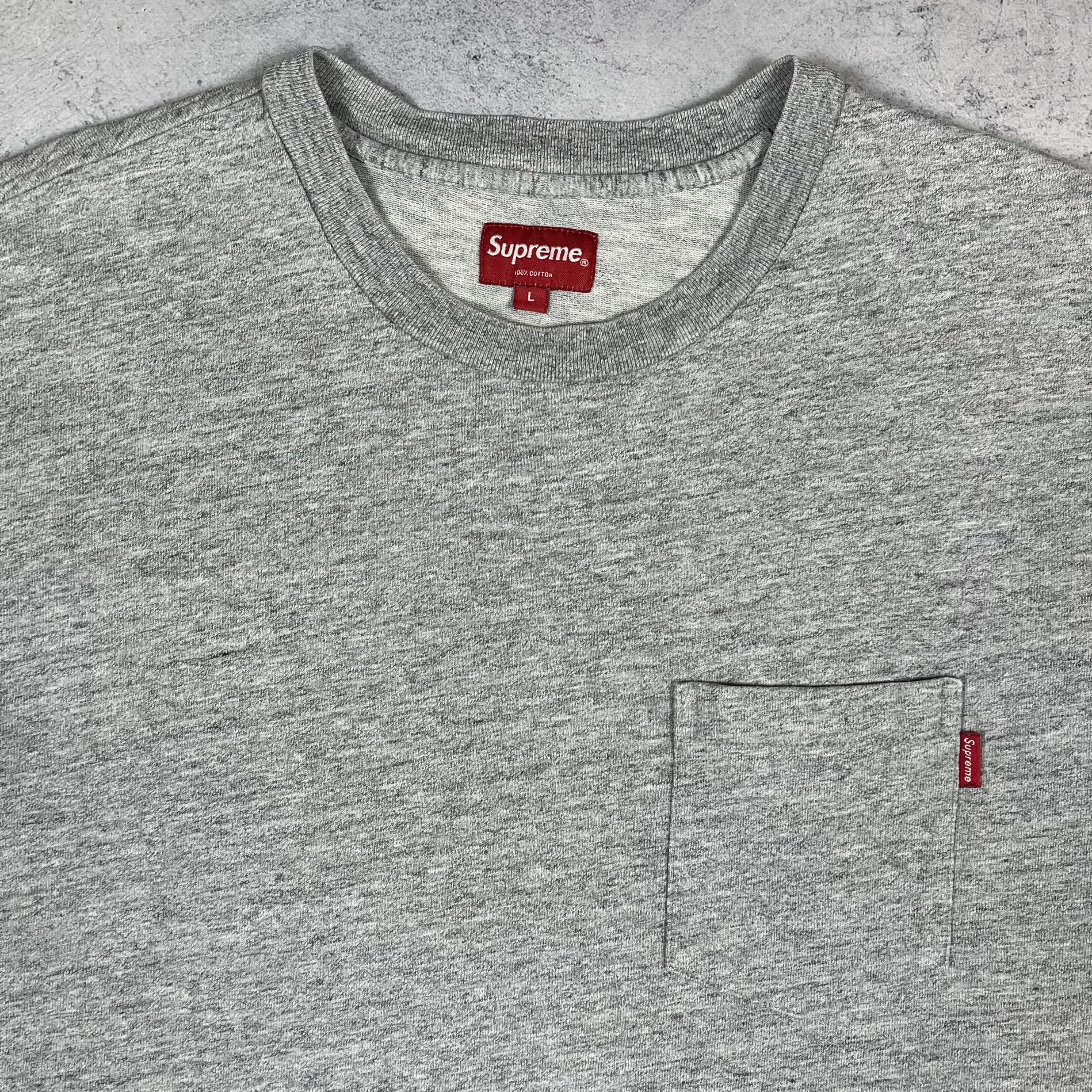 Supreme Supreme Basic Pocket Heavy Cotton T Shirt Size US L / EU 52-54 / 3 - 7 Thumbnail