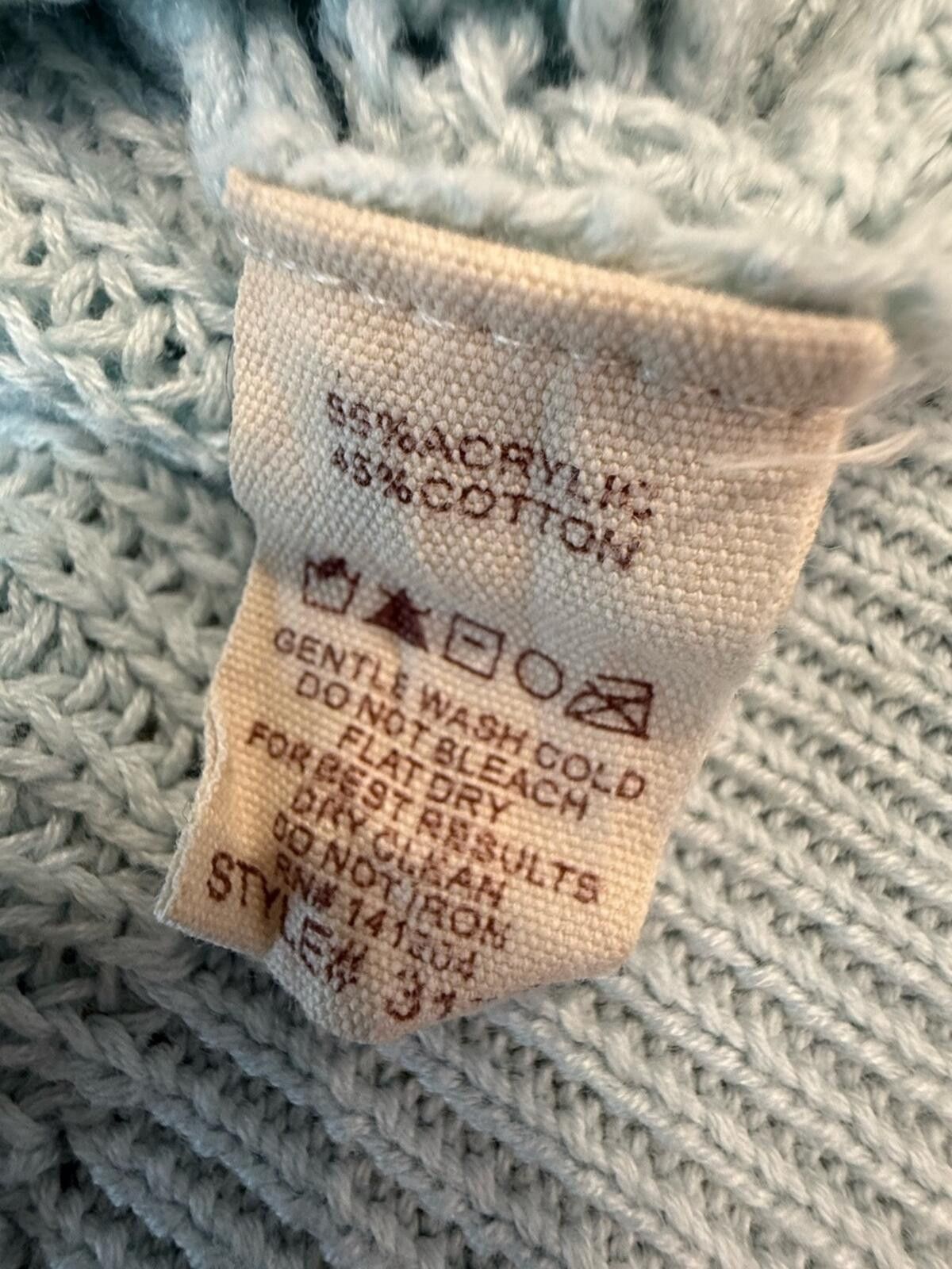 Other Hem & Thread sweater pastel sky blue knit pull over SZ LG Size L / US 10 / IT 46 - 8 Thumbnail