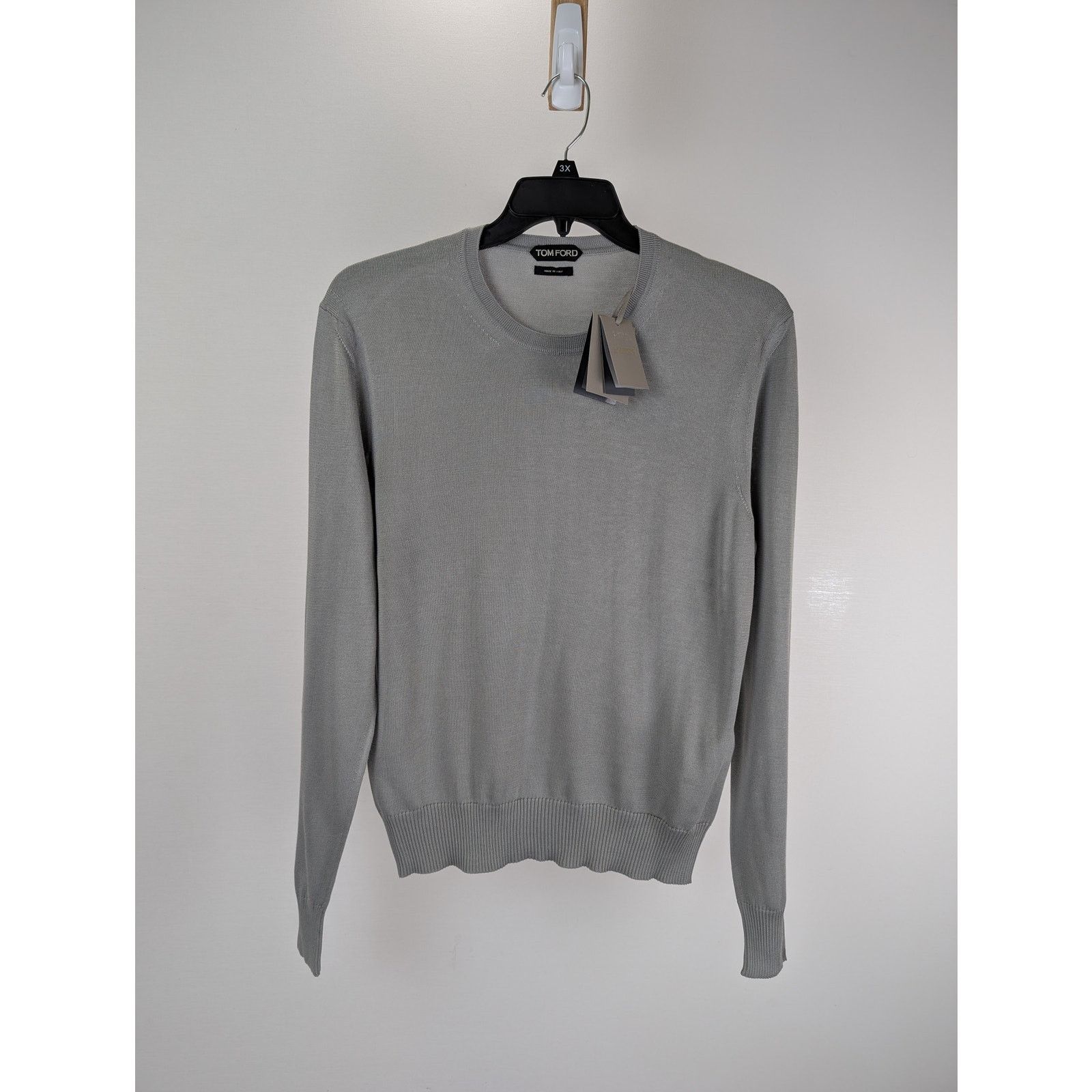 Tom Ford o1rshd1 Knitwear Sweatshirt Sweater in Grey Size US M / EU 48-50 / 2 - 1 Thumbnail