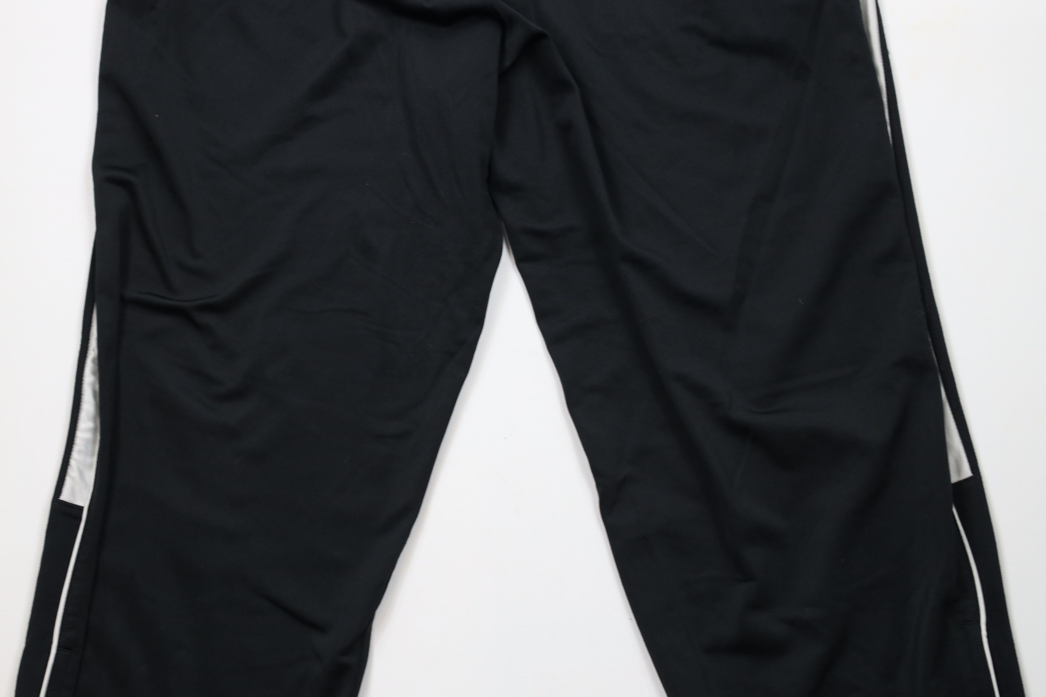 Nike × Vintage Vintage Nike Basketball Mini Swoosh Wide Leg Sweatpants Size US 36 / EU 52 - 12 Thumbnail