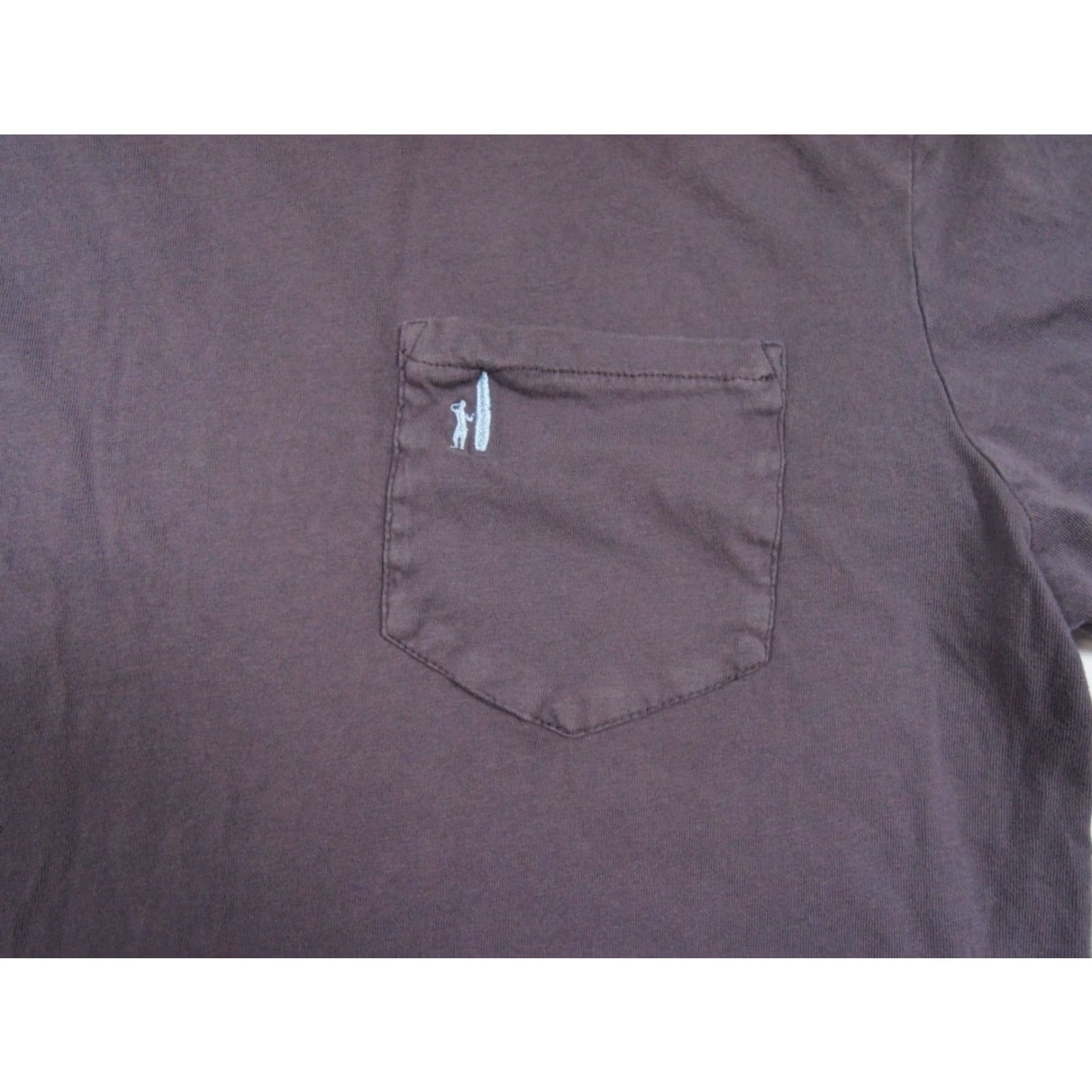 johnnie-O Johnnie O Shirt Mens Small Purple Pocket Tee Short Sleeve Crewneck Surf Logo - Cotton - Regular - Solid - Pocket - Logo - Size US S / EU 44-46 / 1 - 2 Thumbnail