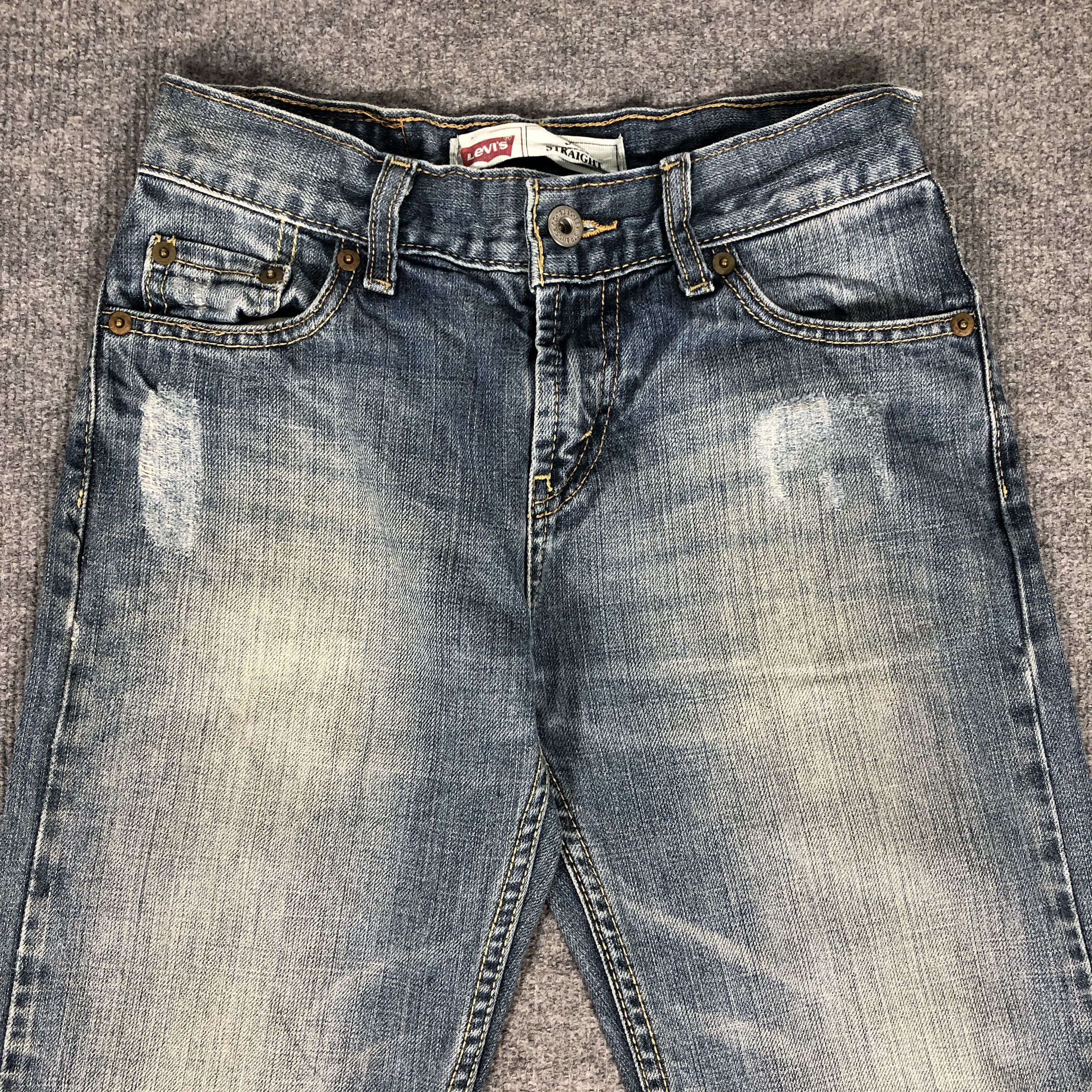 Levi's × Vintage Womens Vintage Levis 514 Jeans Straight L1102W Size 26" / US 2 / IT 38 - 2 Thumbnail