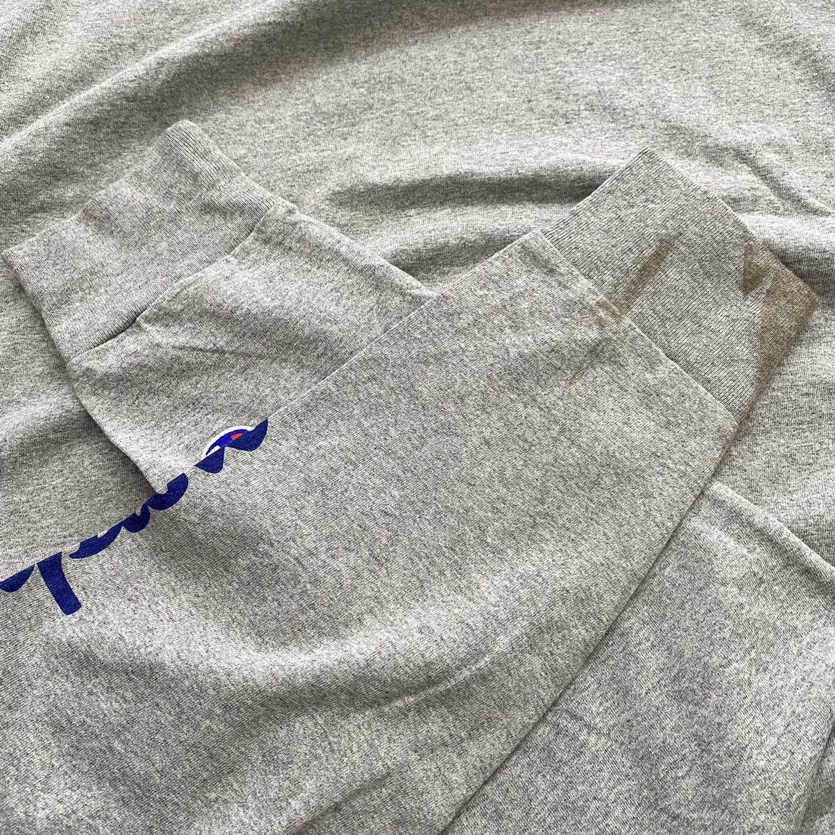 Champion CHAMPION Sportswear Brand Print On Sleeve Grey Long Sleeve Size L / US 10 / IT 46 - 7 Thumbnail