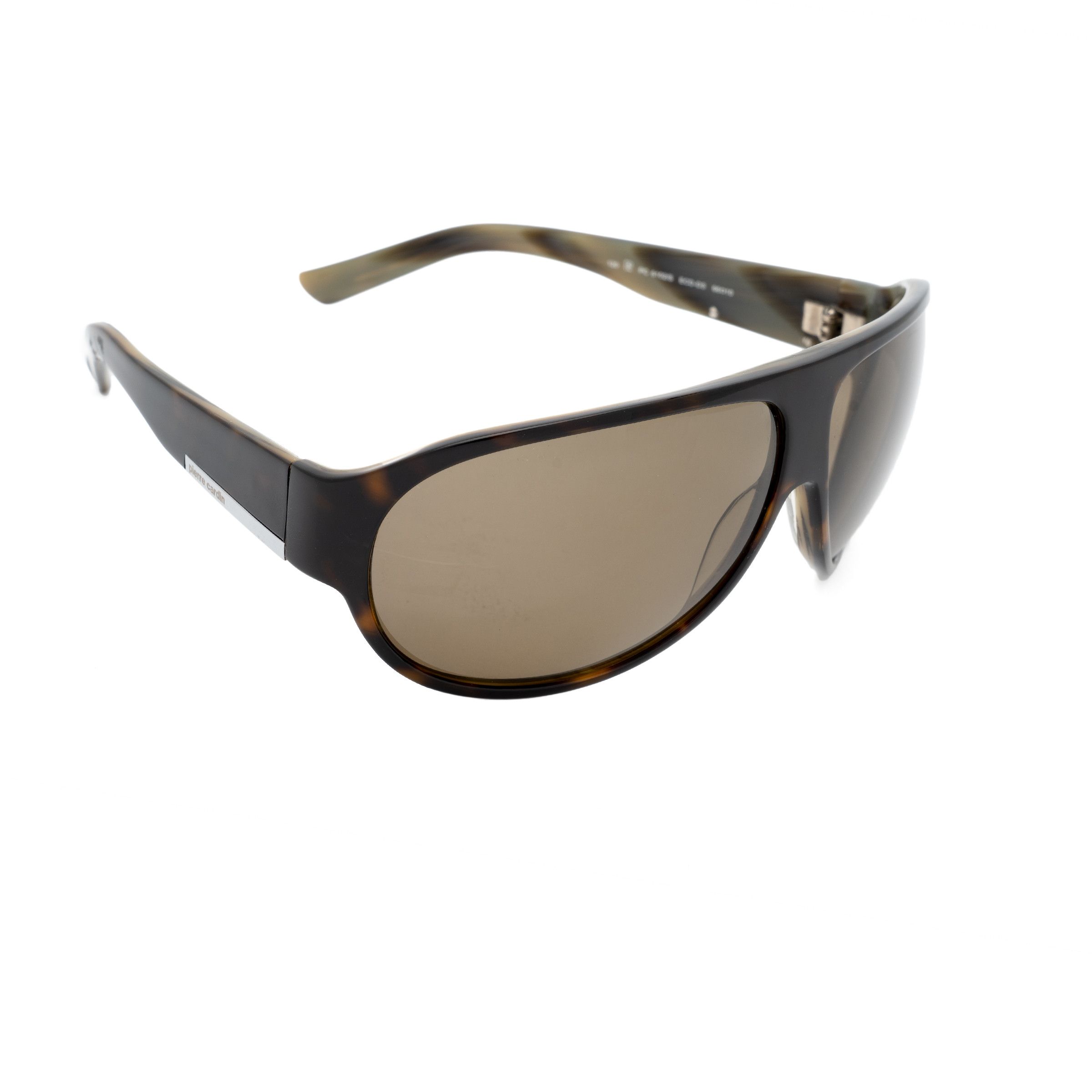 Pierre Cardin Pierre Cardin 00s Havana Plastic Aviator Sunglasses Size ONE SIZE - 1 Thumbnail