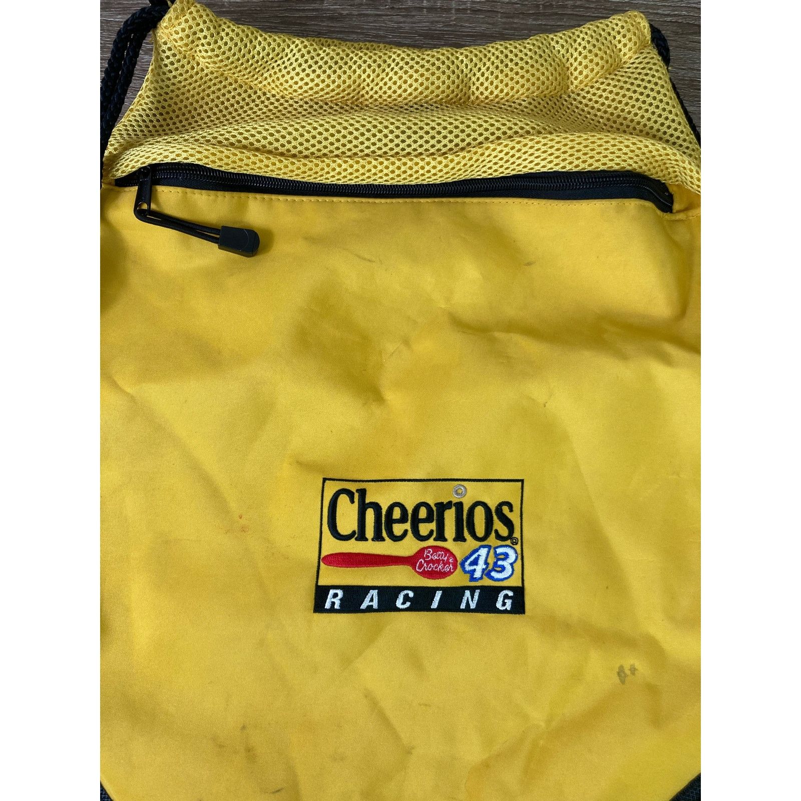 NASCAR Cheerios Drawstring Racing Bag Vintage Richard Petty Yellow Size ONE SIZE - 4 Thumbnail