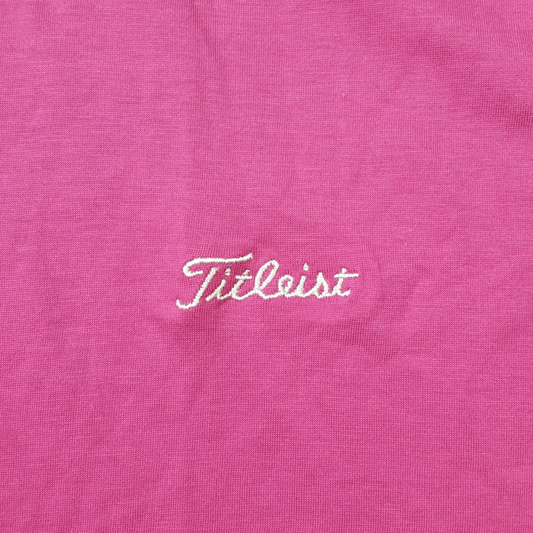Titleist VINTAGE Titleist Polo Shirt 90s Golf Pullover Large Pink Colllared Short Sleeve Embroidered Logo Mens Size US L / EU 52-54 / 3 - 3 Thumbnail