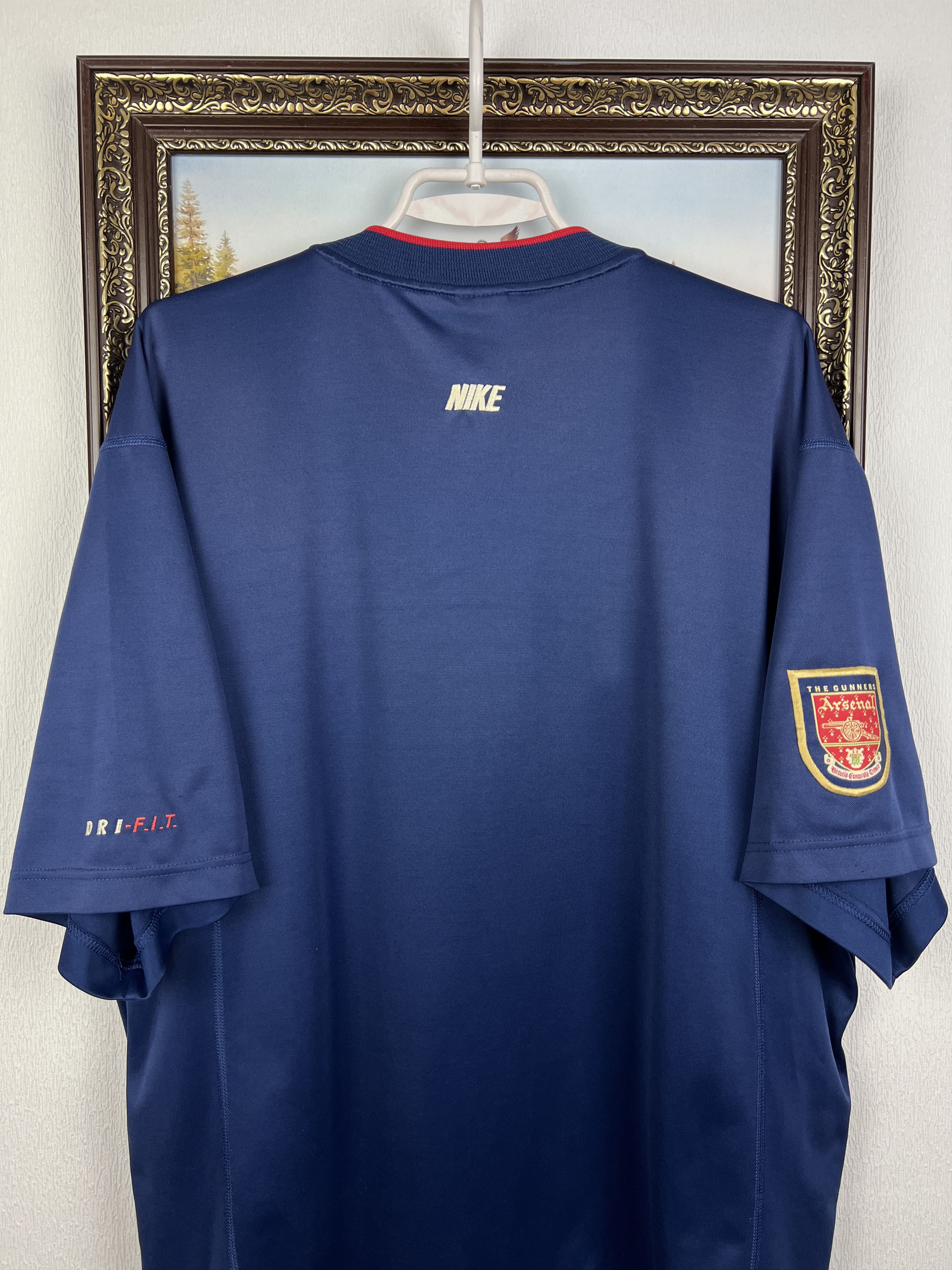 Nike Vintage Arsenal Football Train Shirt Soccer Jersey Trikot Size US XXL / EU 58 / 5 - 9 Thumbnail