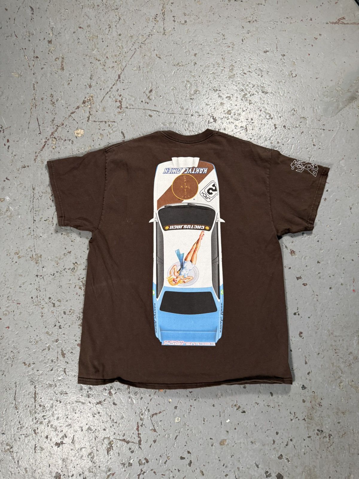 Travis Scott OG Cactus Jack Boys Travis Scott Jdm Car Tee Mocha Brown Size US L / EU 52-54 / 3 - 4 Thumbnail