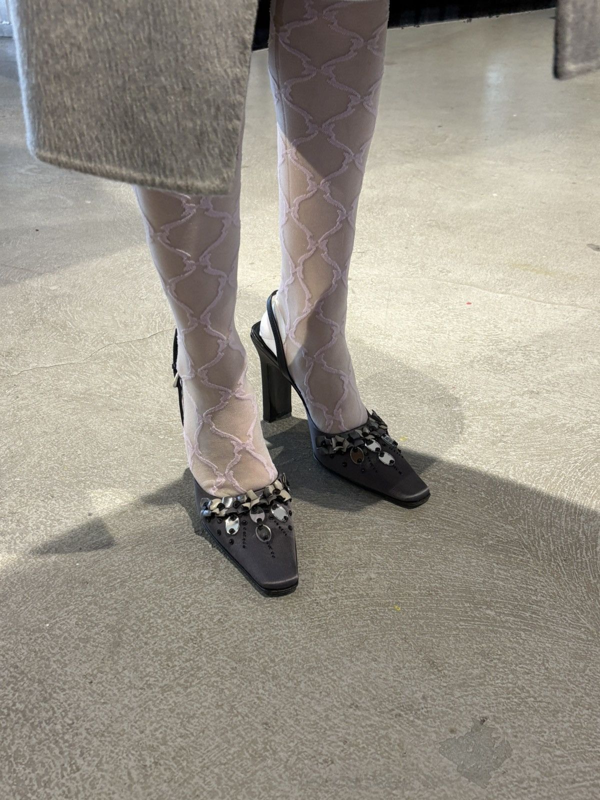 Prada Prada FW99 satin floral heels Size US 8.5 / IT 38.5 - 1 Thumbnail