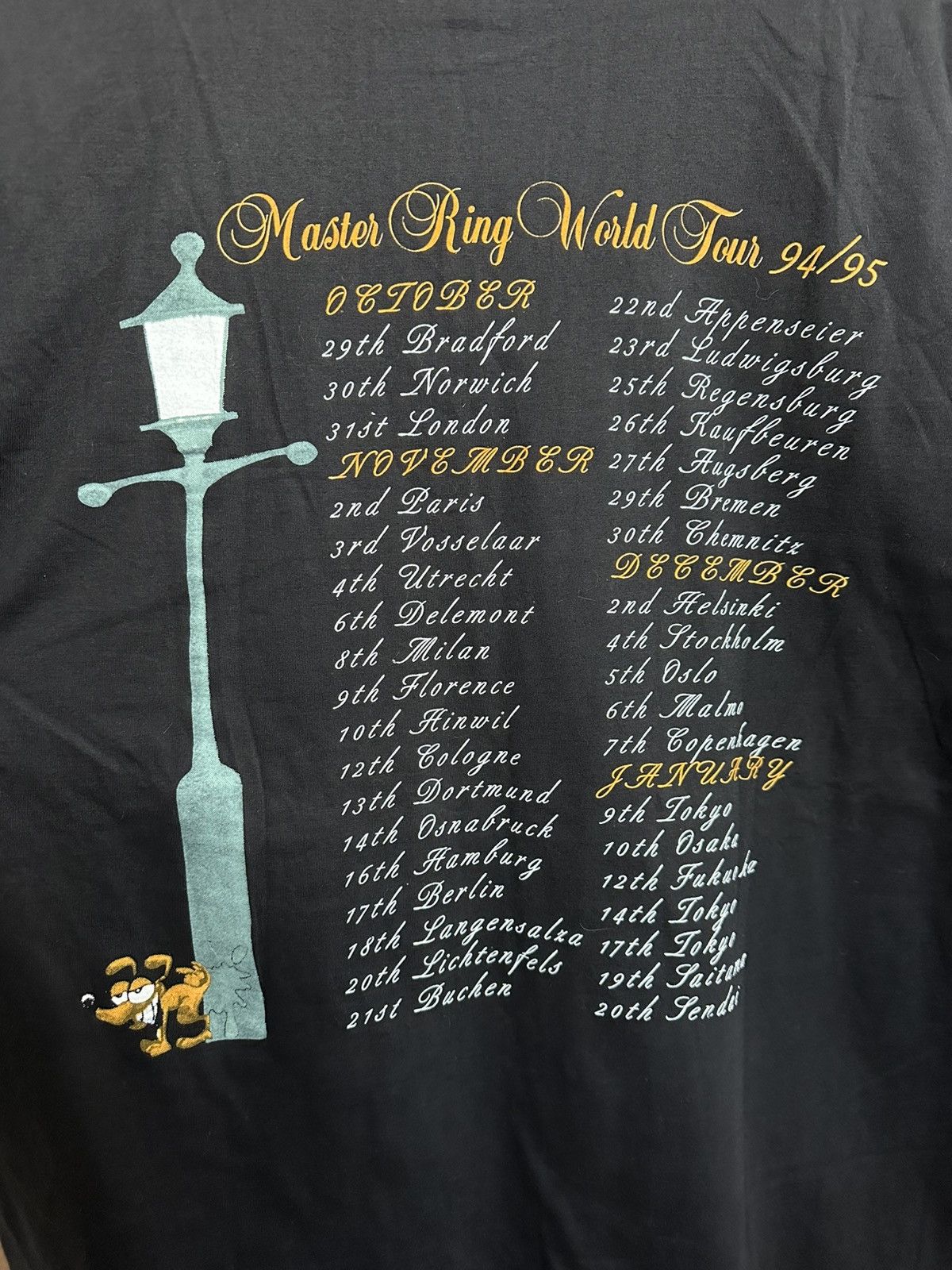 Band Tees 1994 Helloween Master Ring Vintage Tour Band T-Shirt Tee Size US XL / EU 56 / 4 - 8 Thumbnail