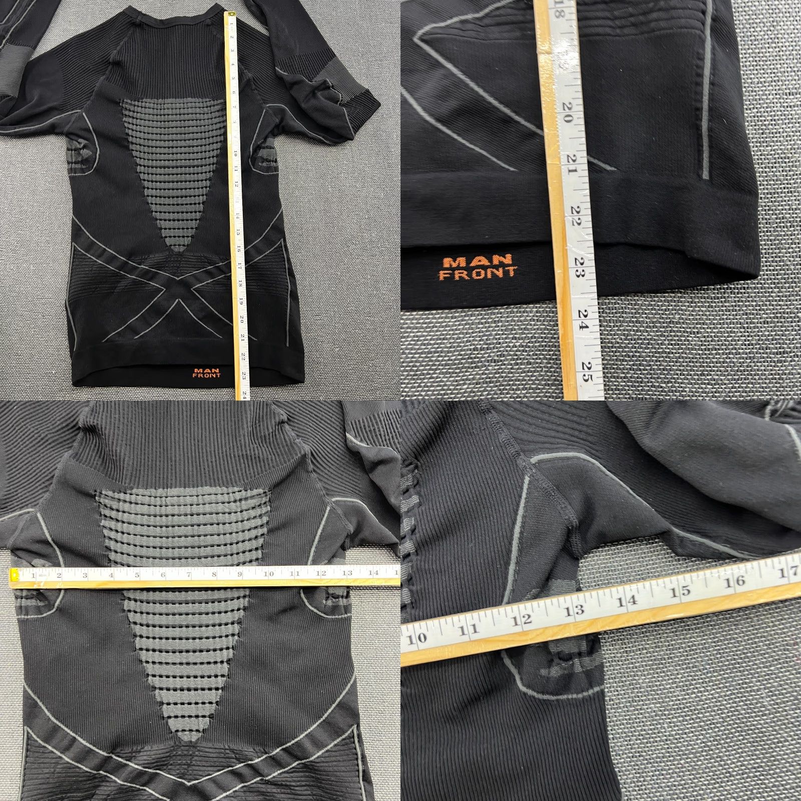 Vintage X-Bionic P.V 2.1 Mens Compression Shirt 2XL Black Long Sleeves T-Shirt Sports Activewear Shirt Mens XXL Black Size US XXL / EU 58 / 5 - 8 Thumbnail